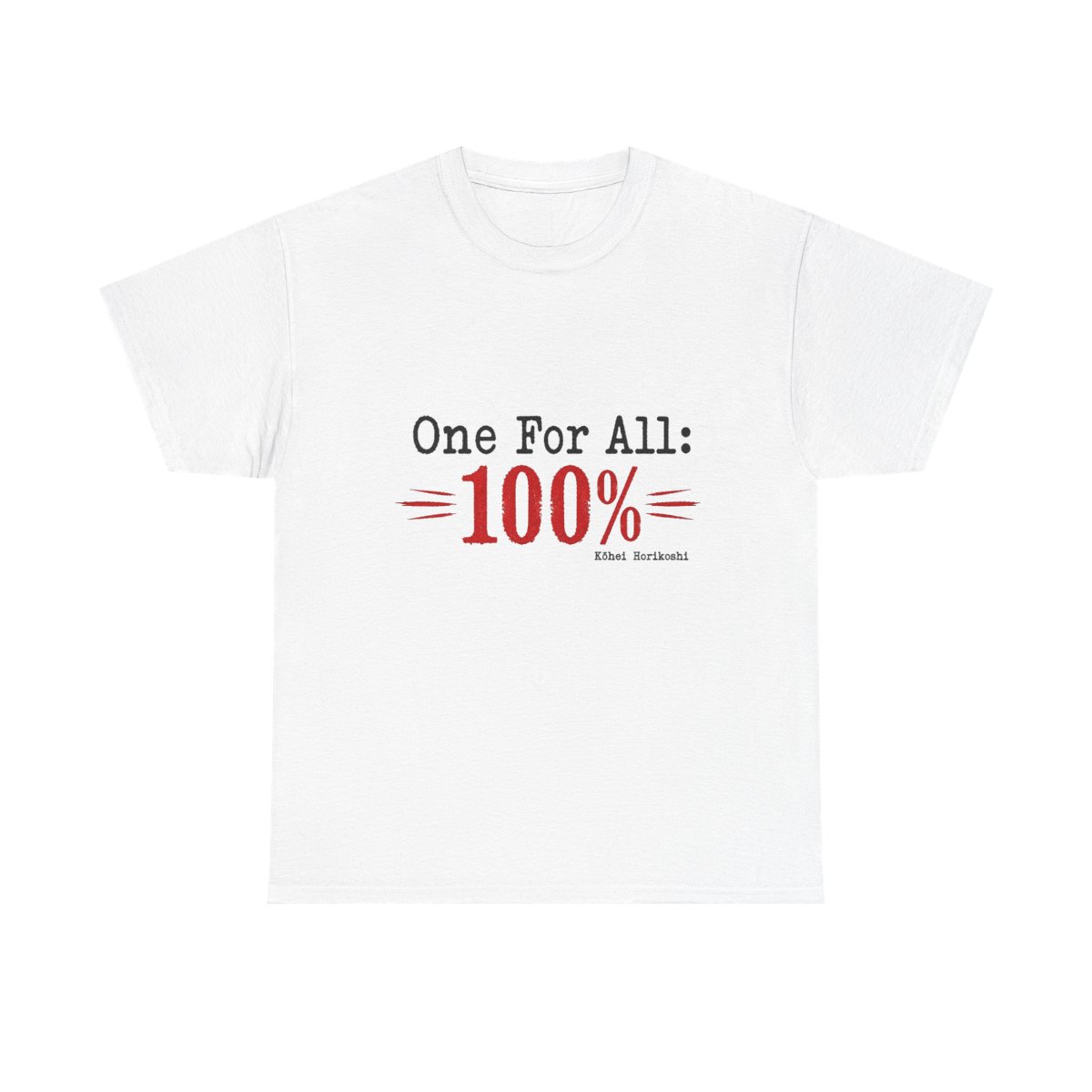 My Hero Academia "One For All: 100%" Unisex Tee