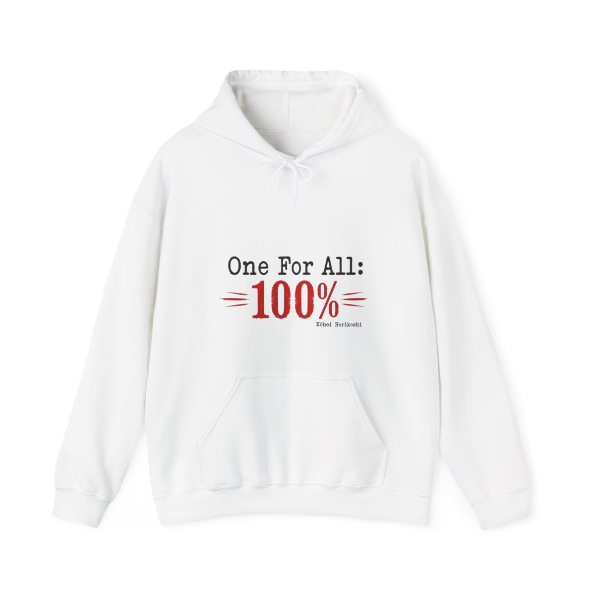 My Hero Academia "One For All: 100%" Hoodie - alternate angle 2, merchandise