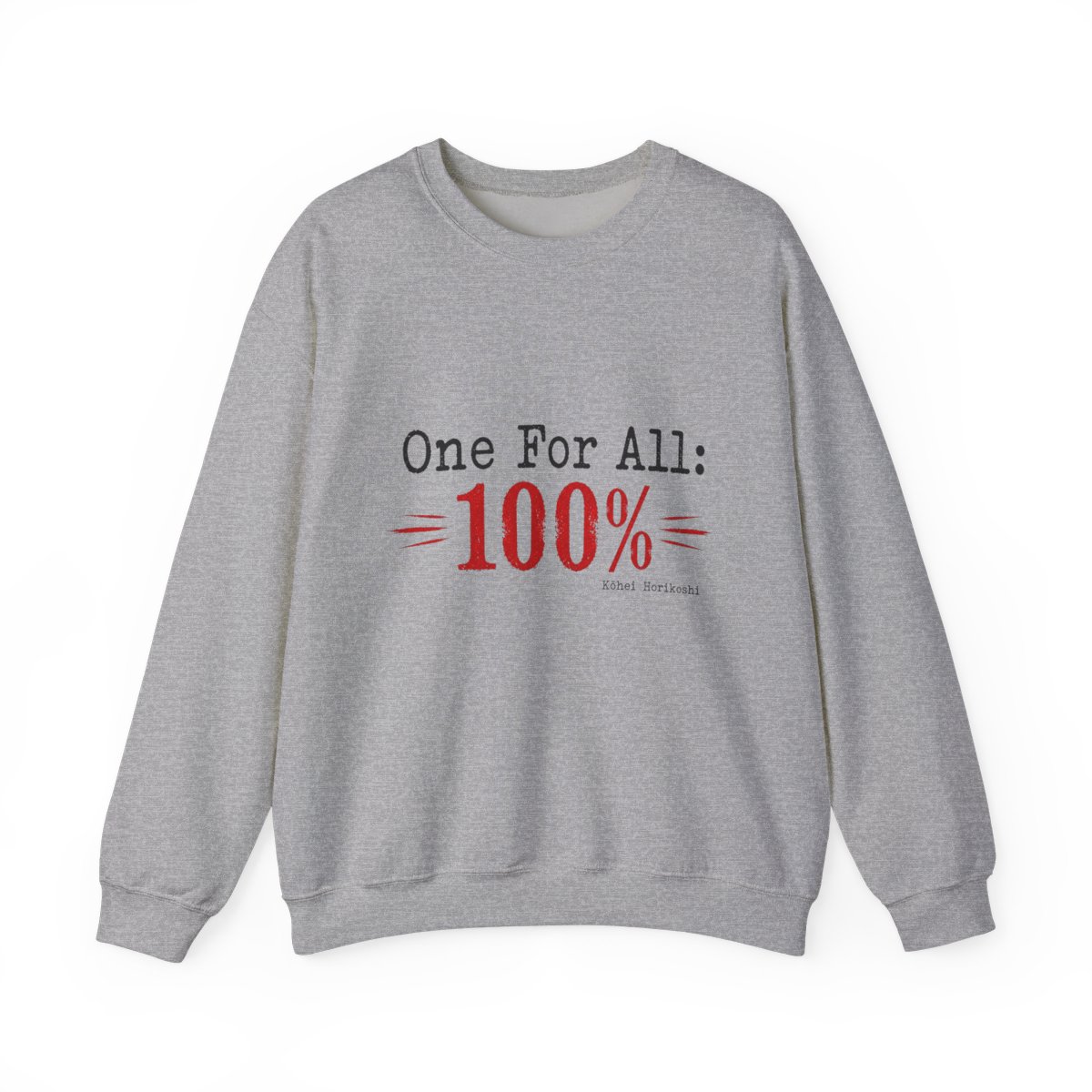 My Hero Academia "One For All: 100%" Crewneck