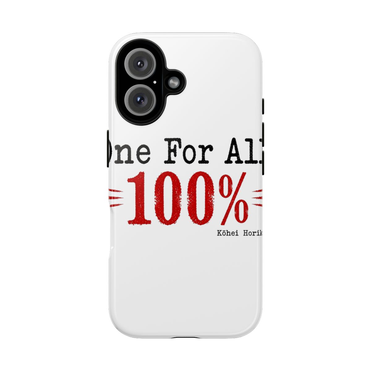 My Hero Academia "One For All: 100%" Phone Case