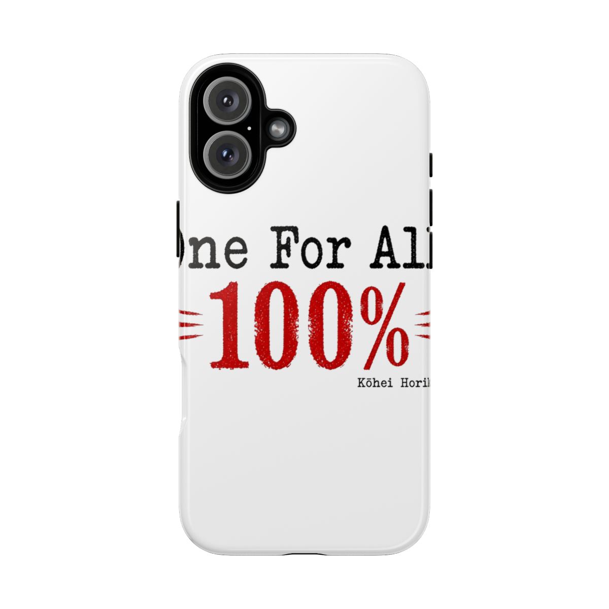 My Hero Academia "One For All: 100%" Phone Case - alternate angle 2, merchandise