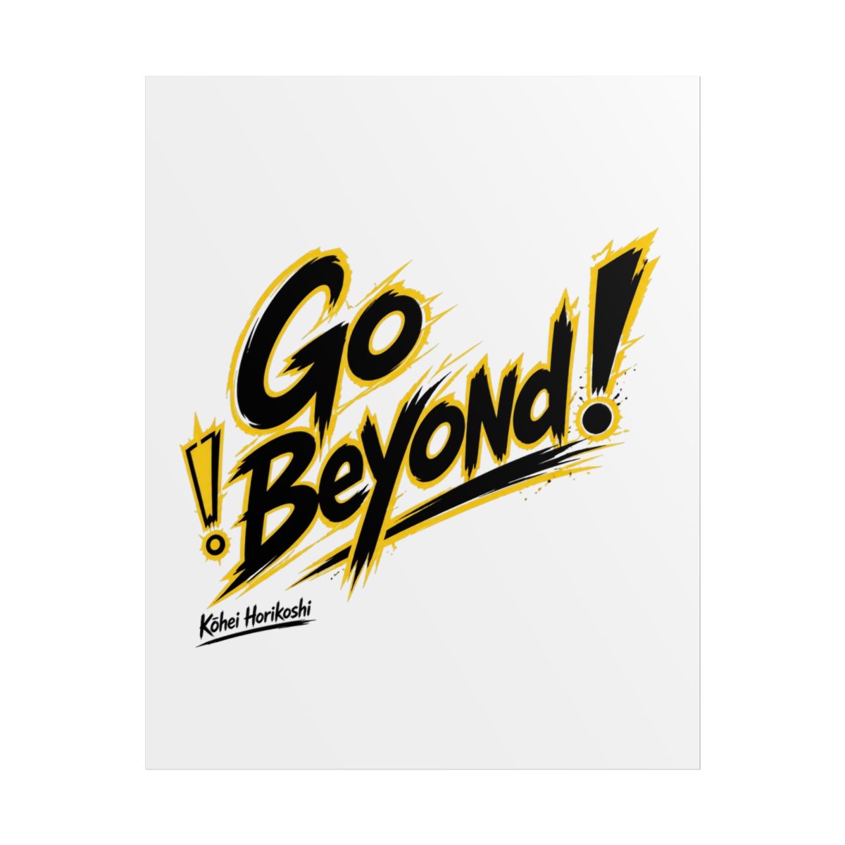 My Hero Academia "Go Beyond" Poster - Official Posters & Wall Art merchandise