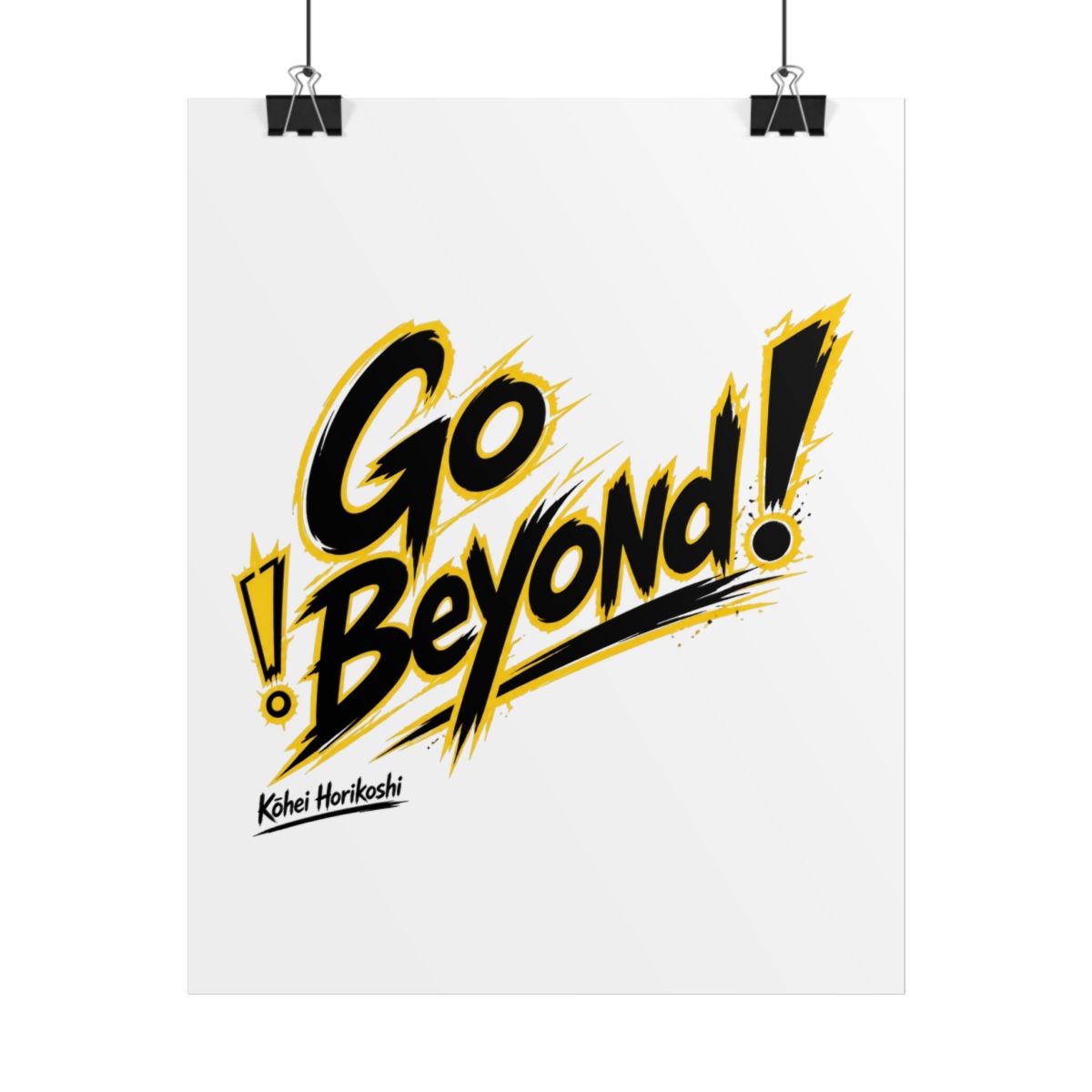 My Hero Academia "Go Beyond" Poster
