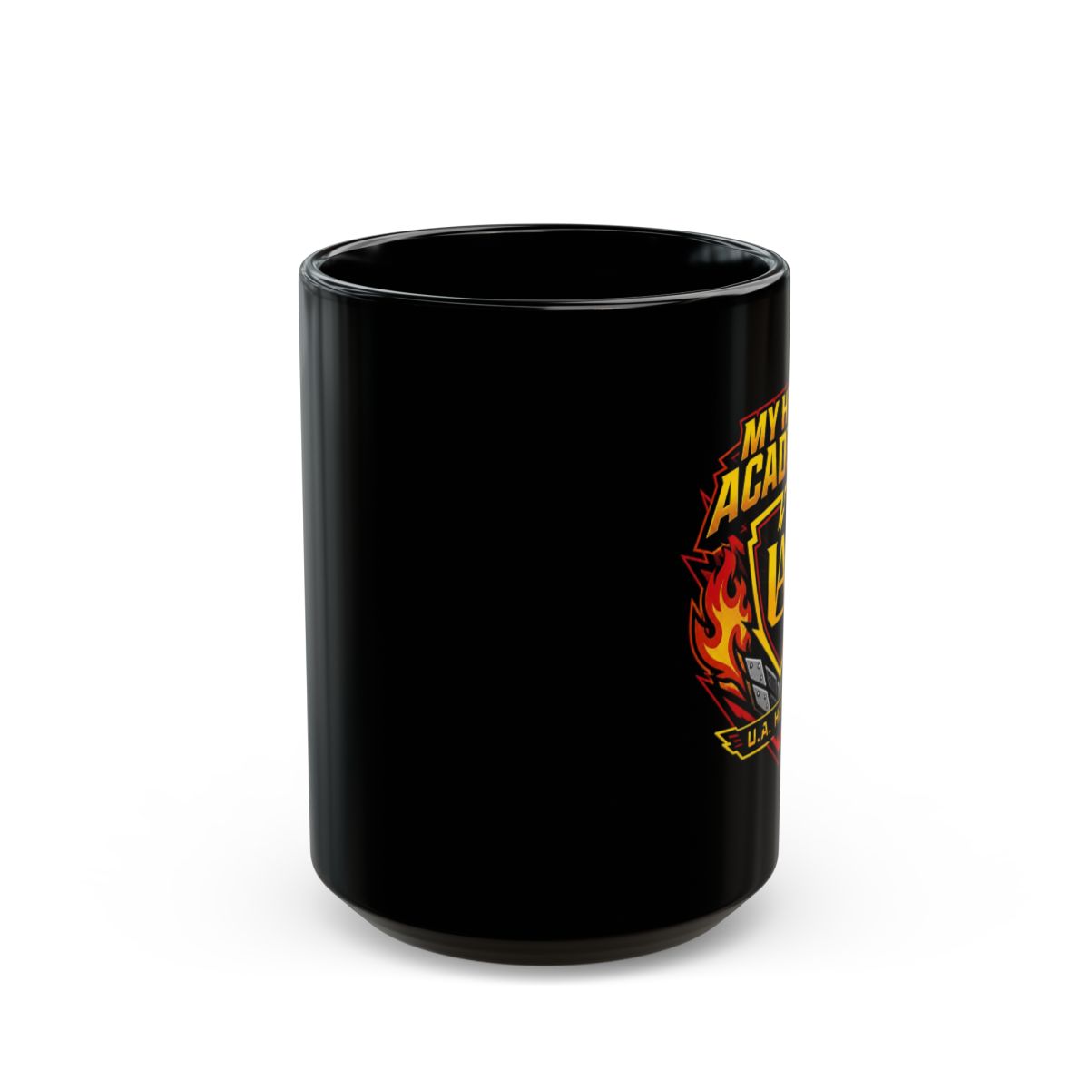 My Hero Academia "My Hero Academia" Black Mug - alternate angle 2, merchandise