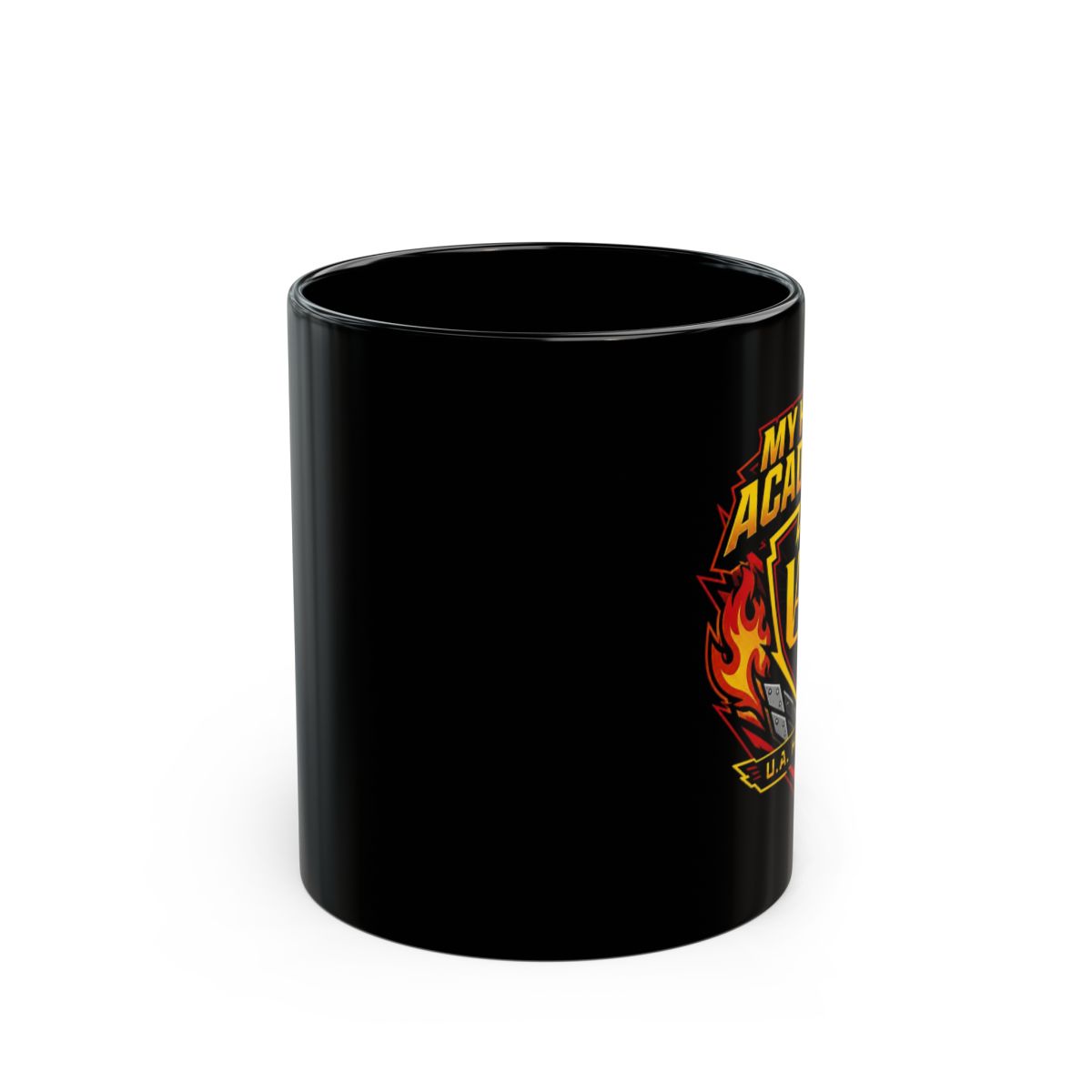My Hero Academia "My Hero Academia" Black Mug - alternate angle 1, merchandise