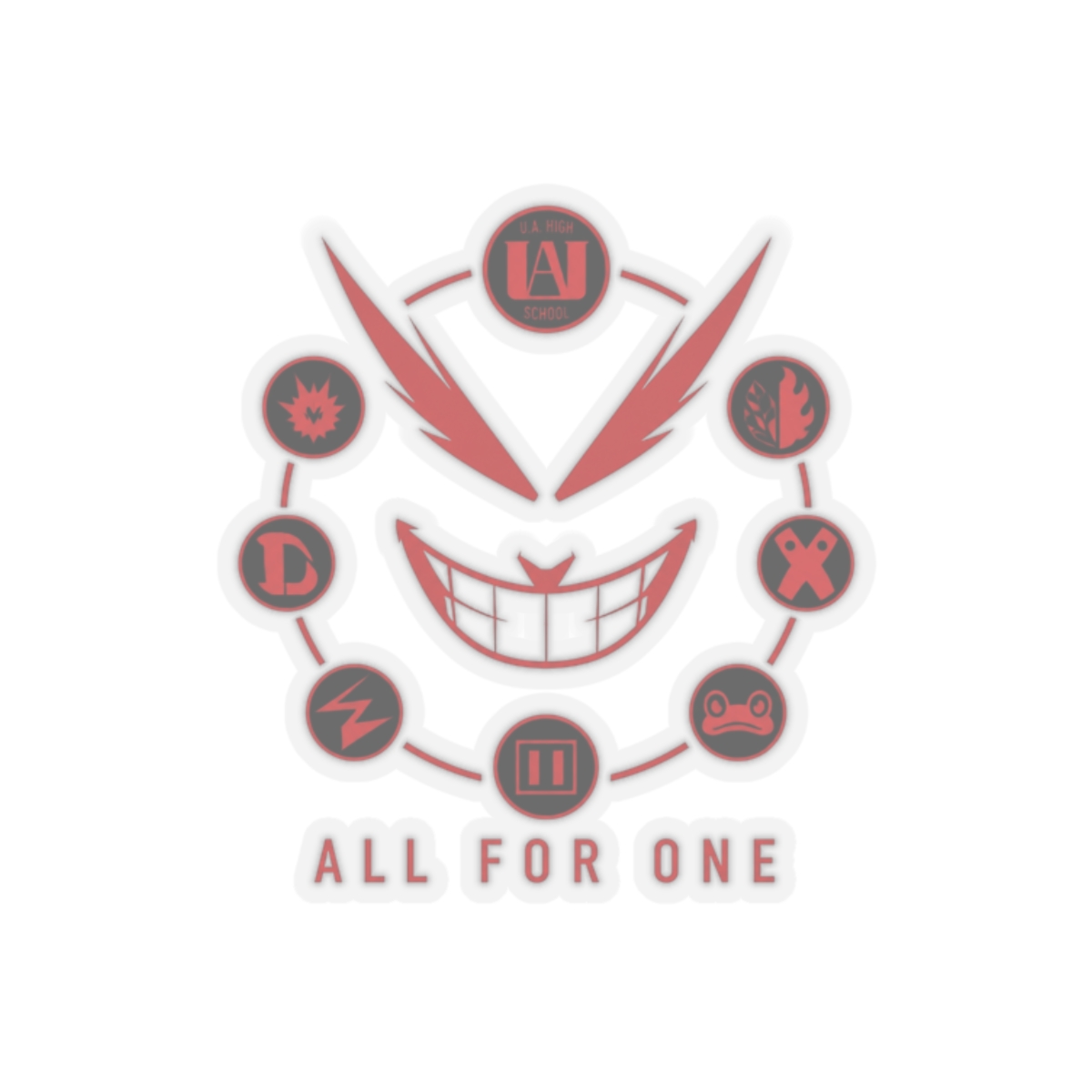 My Hero Academia "All for One" Sticker