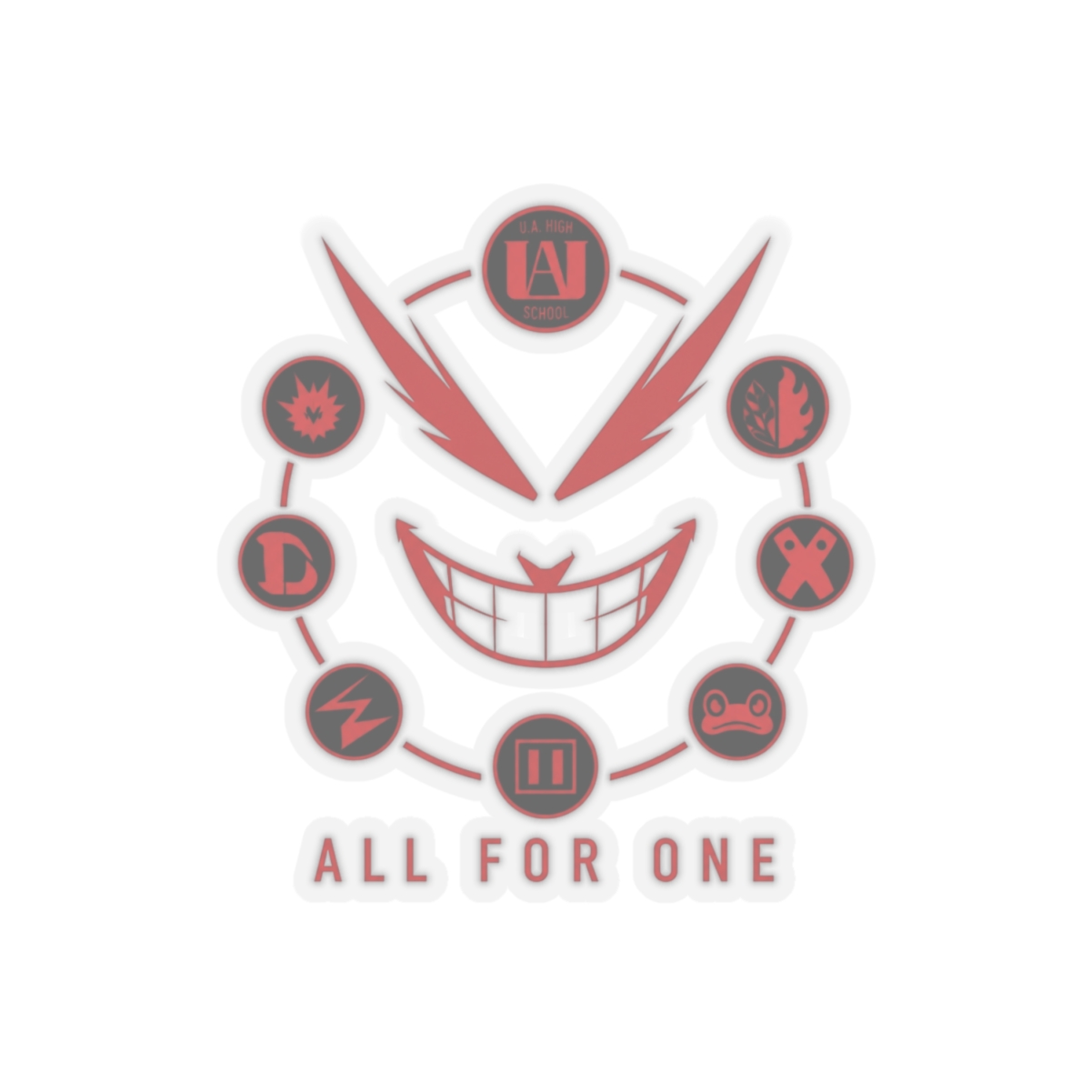My Hero Academia "All for One" Sticker