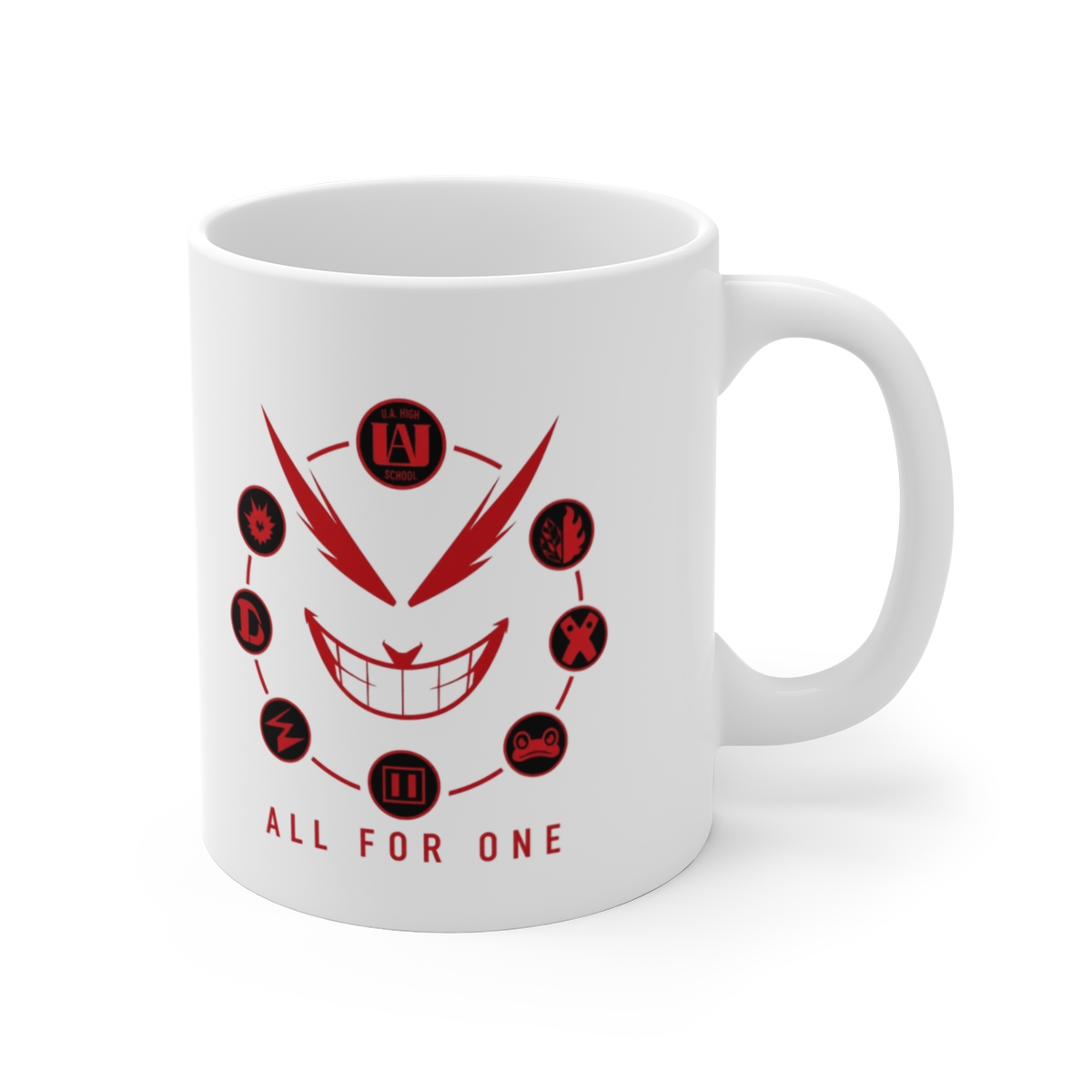 My Hero Academia "All for One" White Mug