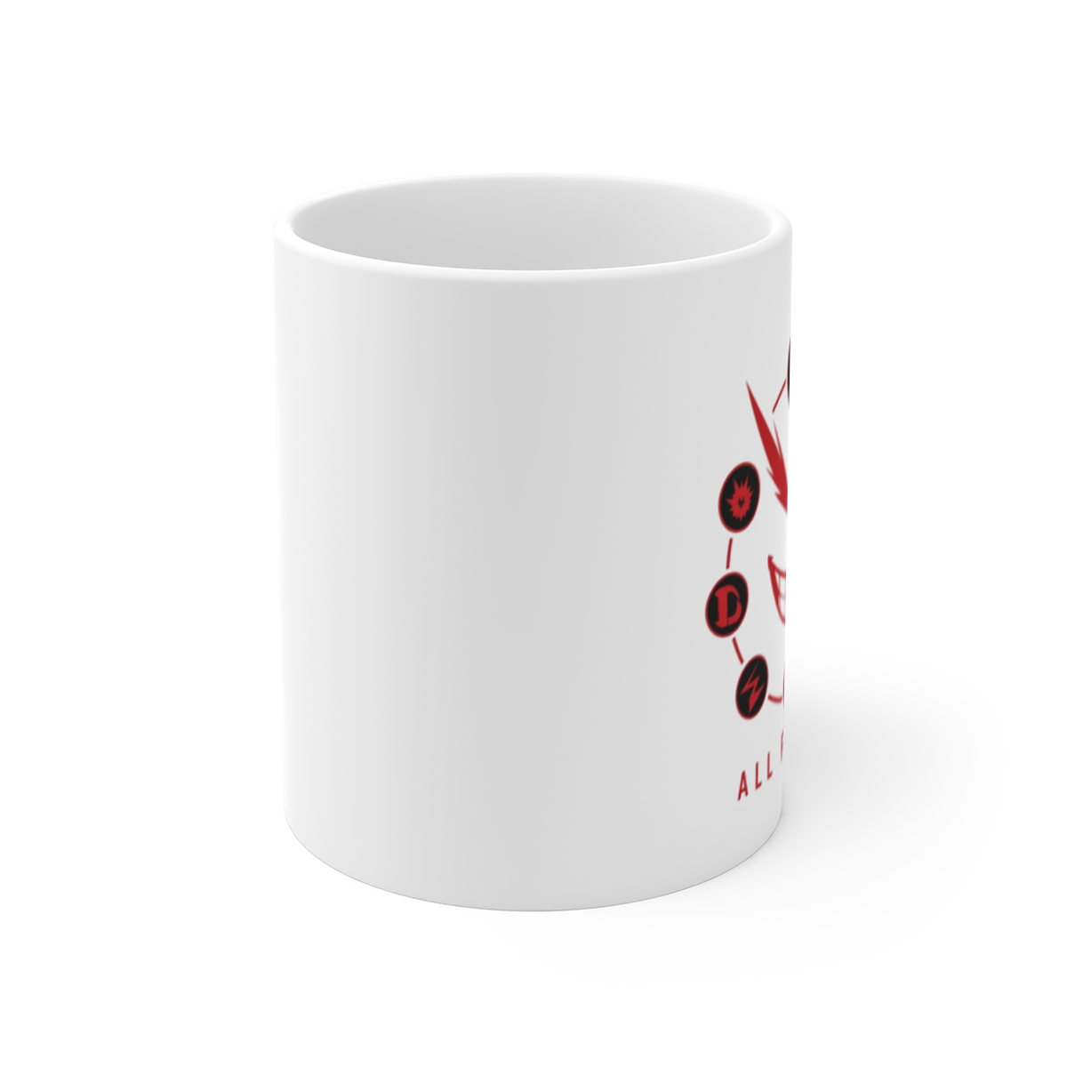 My Hero Academia "All for One" White Mug - alternate angle 1, merchandise