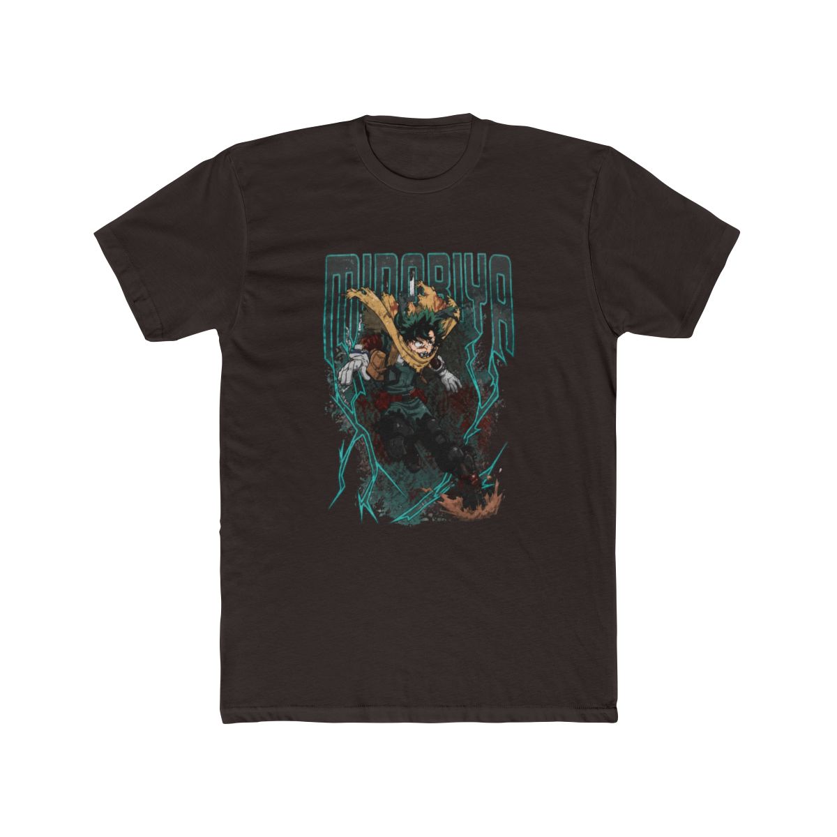 My Hero Academia Midoriya Blackwhip T Shirt - alternate angle 2, merchandise