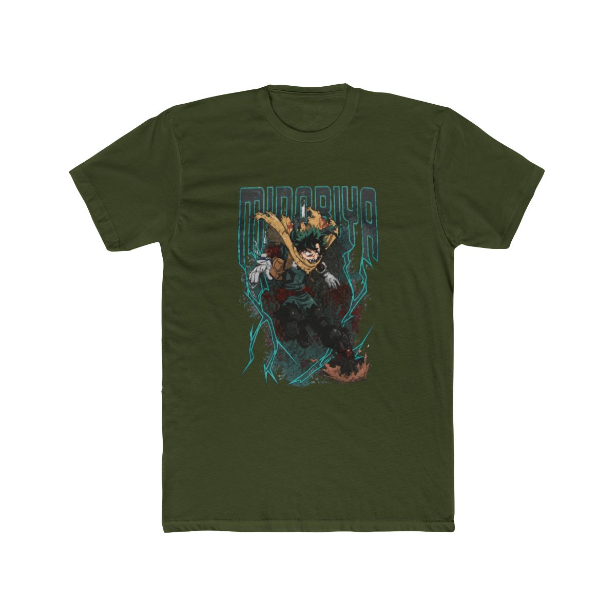 My Hero Academia Midoriya Blackwhip T Shirt - alternate angle 4, merchandise