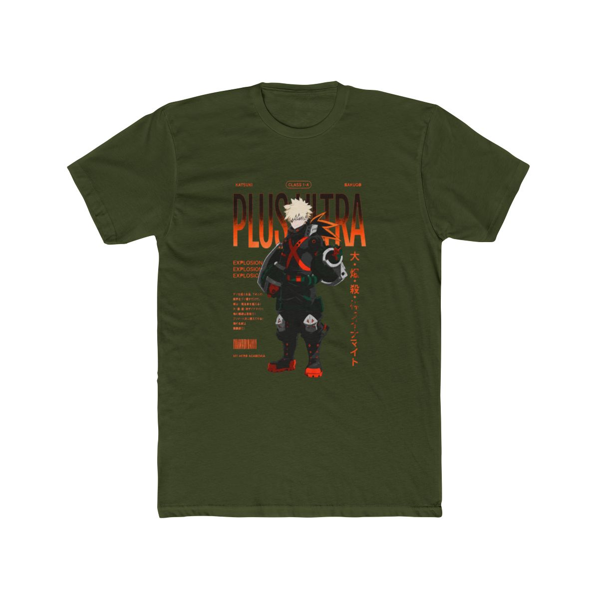 My Hero Academia Bakugo Info T Shirt - alternate angle 2, merchandise