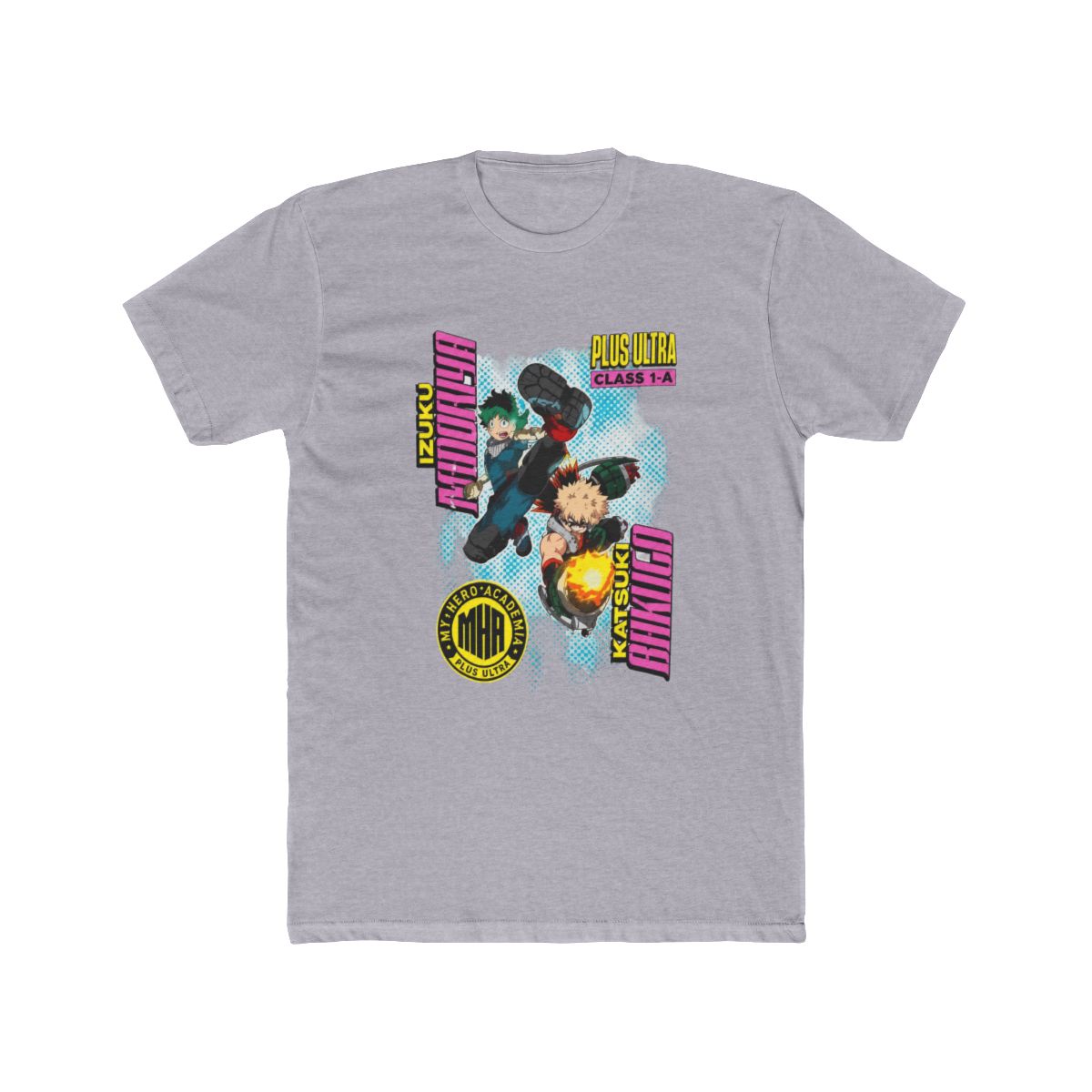 My Hero Academia Bakugo & Deku Bold Names T Shirt - alternate angle 4, merchandise