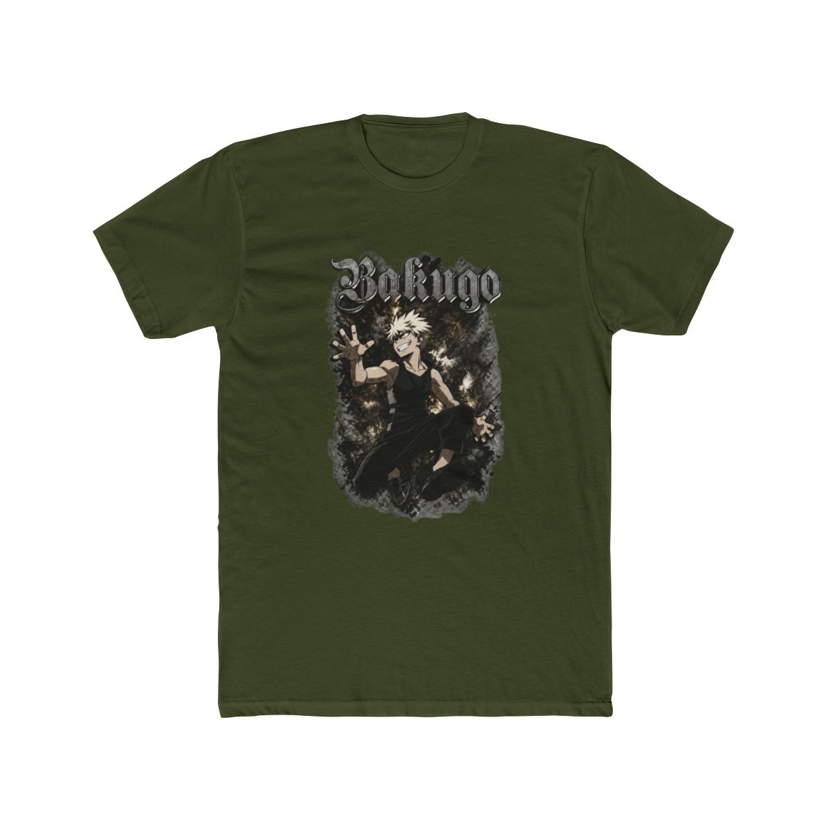 My Hero Academia Bakugo Smoke Metallic T Shirt - alternate angle 2, merchandise
