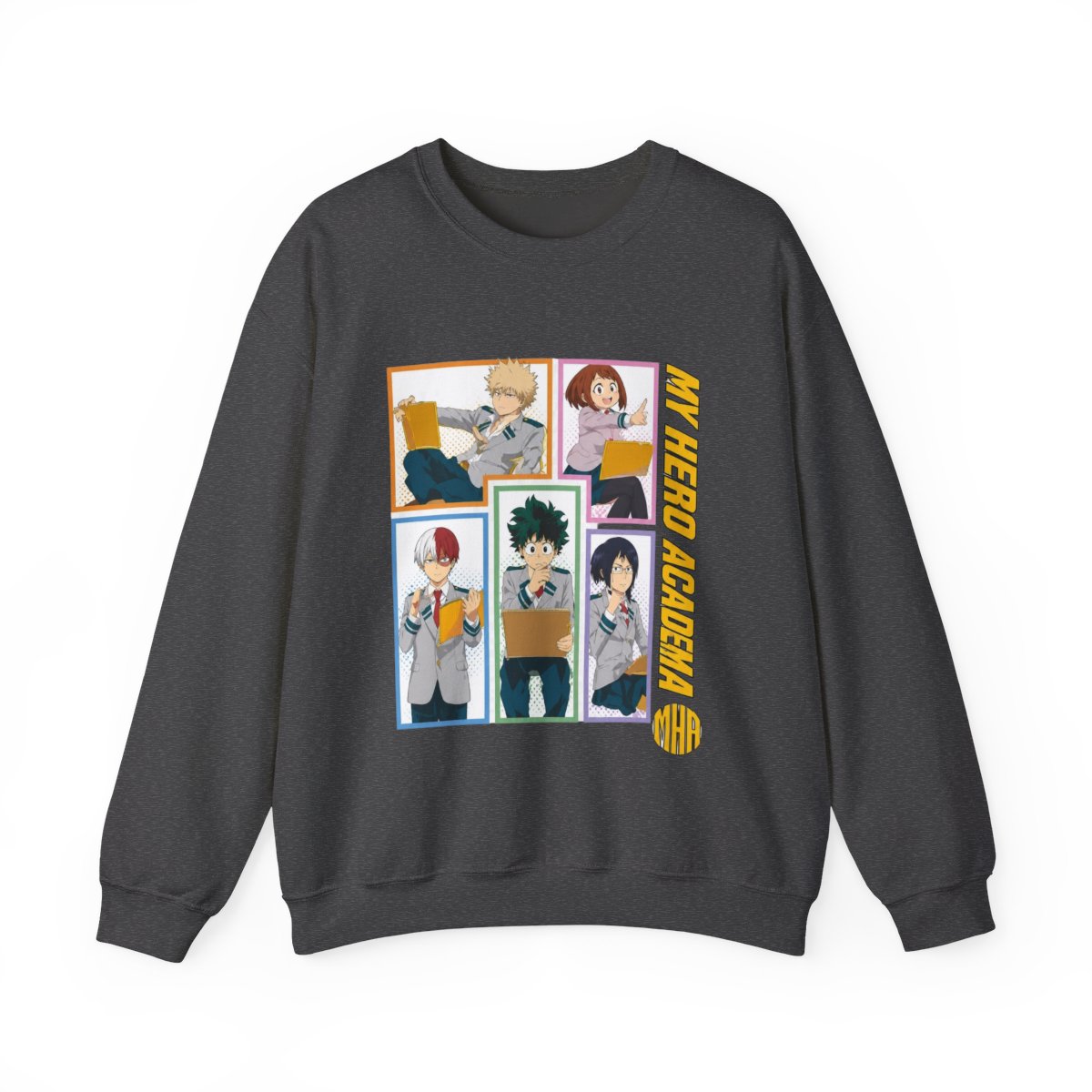 My Hero Academia Students Grid T-Shirts - alternate angle 5, merchandise