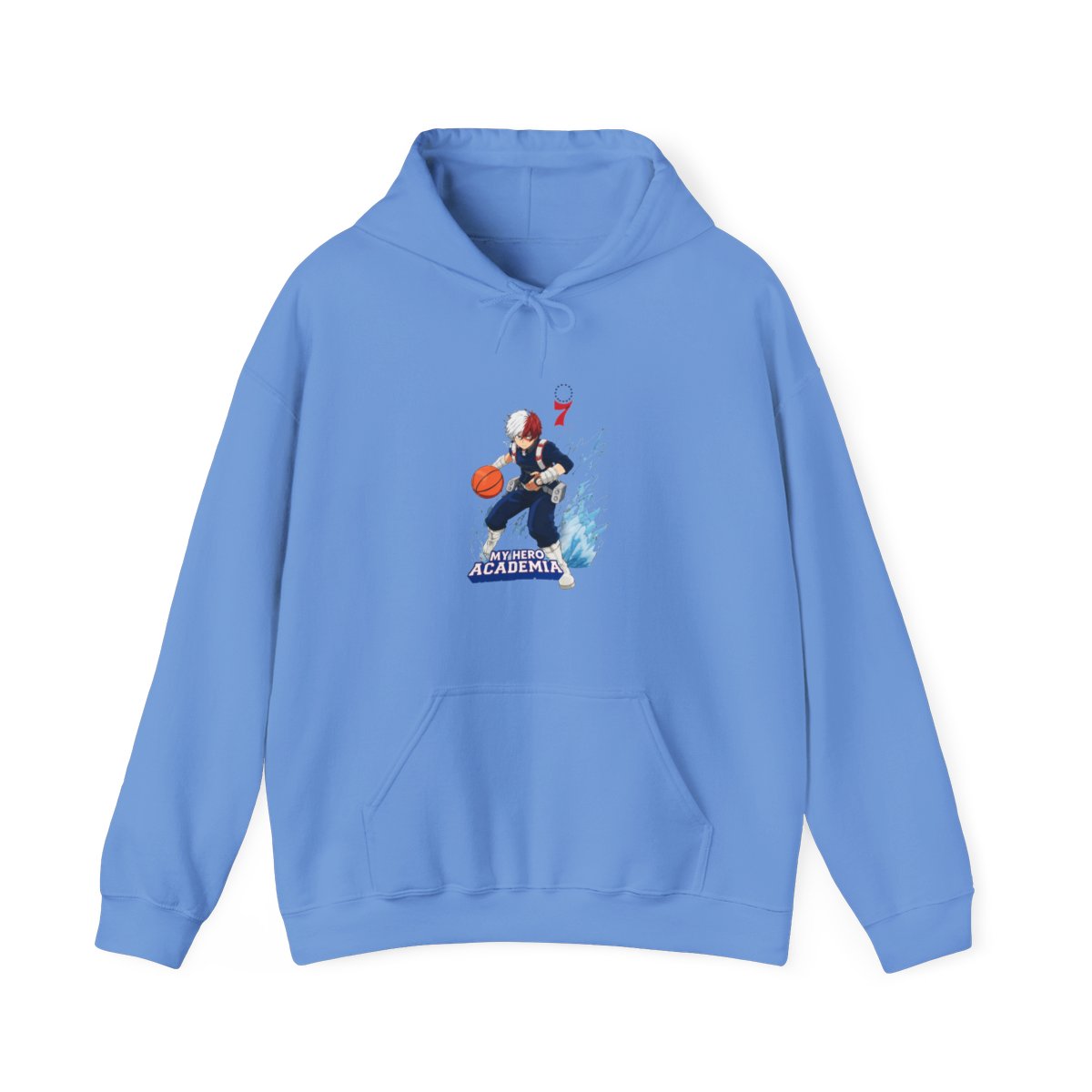 Hyperfly NBA x My Hero Academia Todoroki Philadelphia 76ers Hoodie - alternate angle 3, merchandise