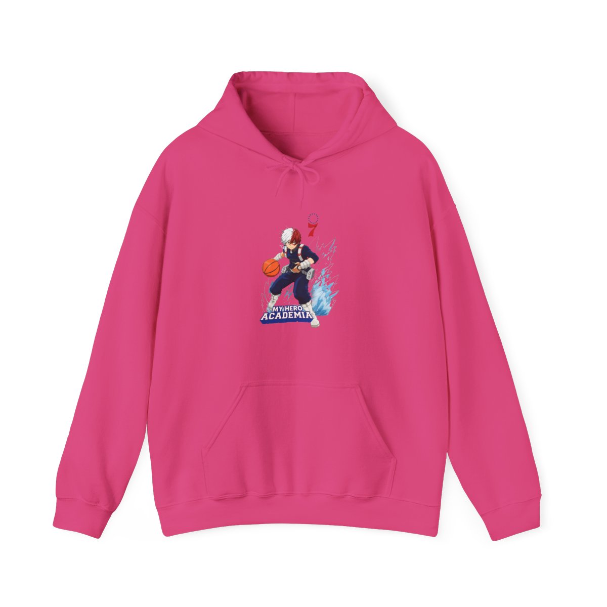 Hyperfly NBA x My Hero Academia Todoroki Philadelphia 76ers Hoodie - alternate angle 5, merchandise