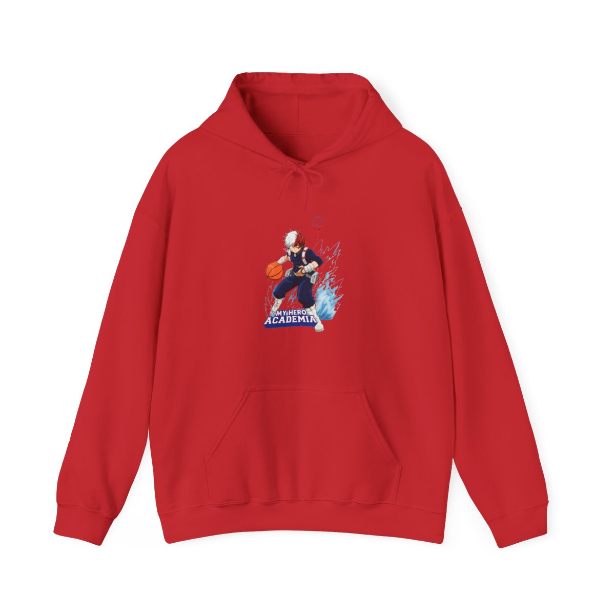 Hyperfly NBA x My Hero Academia Todoroki Philadelphia 76ers Hoodie - alternate angle 2, merchandise