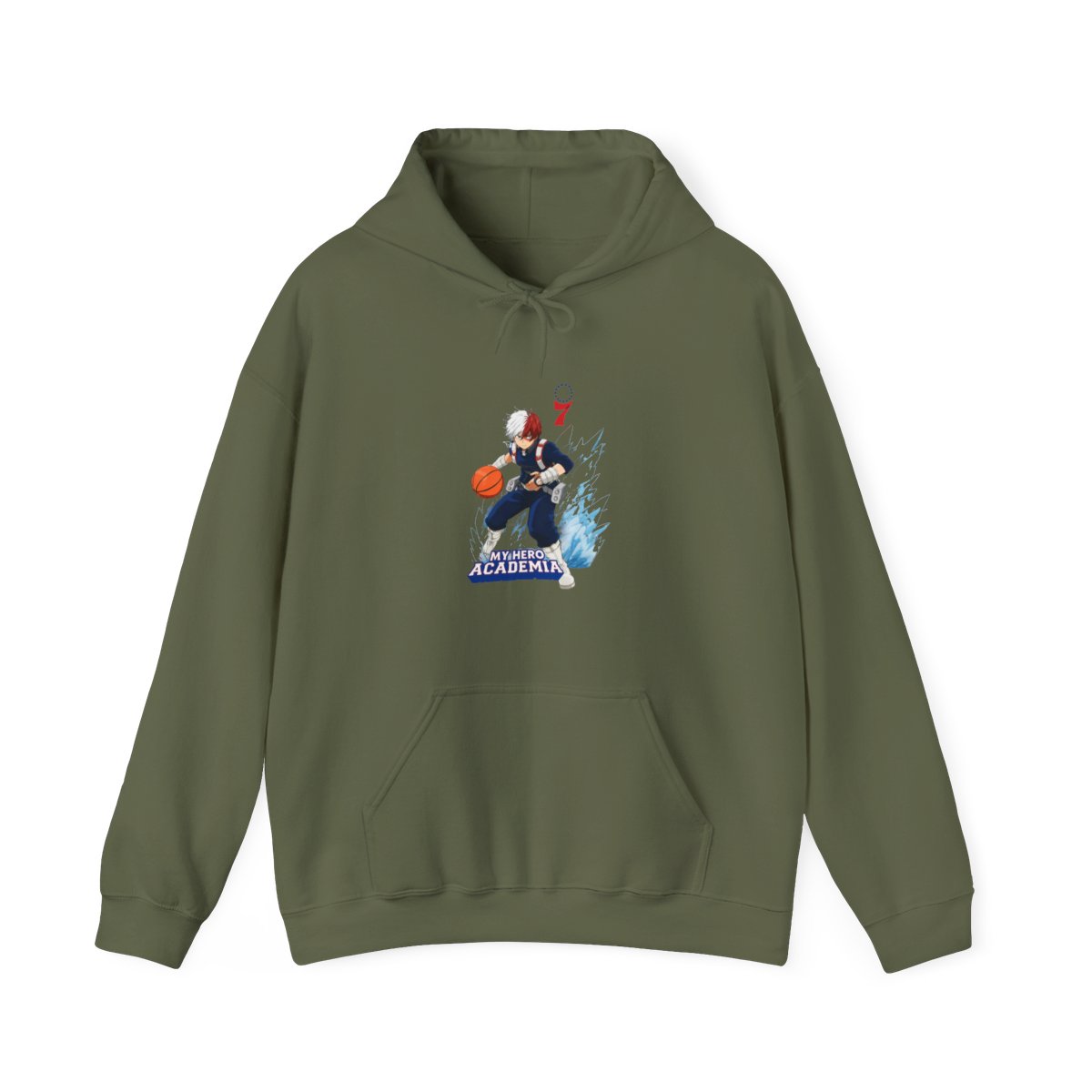 Hyperfly NBA x My Hero Academia Todoroki Philadelphia 76ers Hoodie - alternate angle 4, merchandise