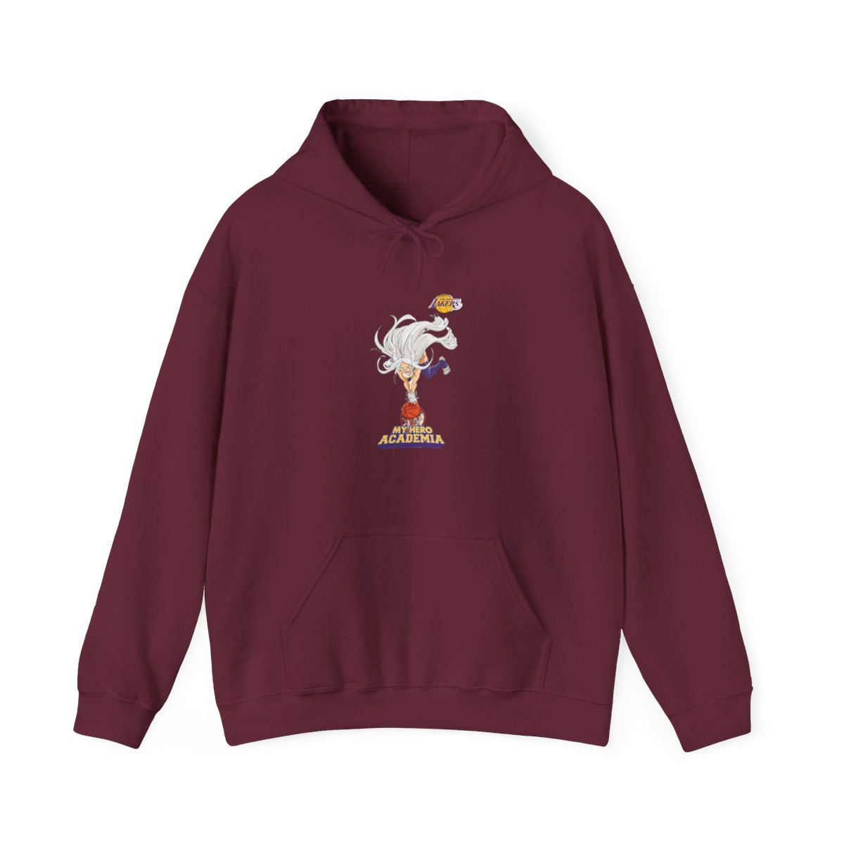 Hyperfly NBA x My Hero Academia Mirko Los Angeles Lakers Hoodie - alternate angle 5, merchandise