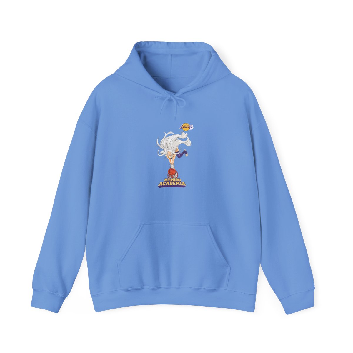 Hyperfly NBA x My Hero Academia Mirko Los Angeles Lakers Hoodie - alternate angle 3, merchandise