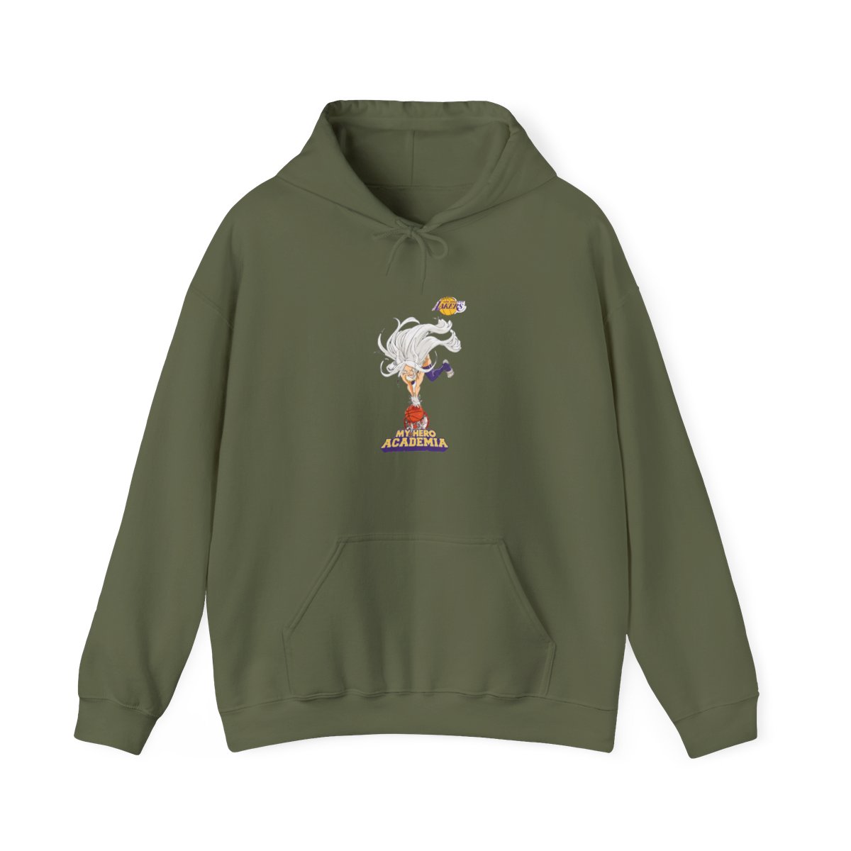 Hyperfly NBA x My Hero Academia Mirko Los Angeles Lakers Hoodie - Official Hoodies merchandise