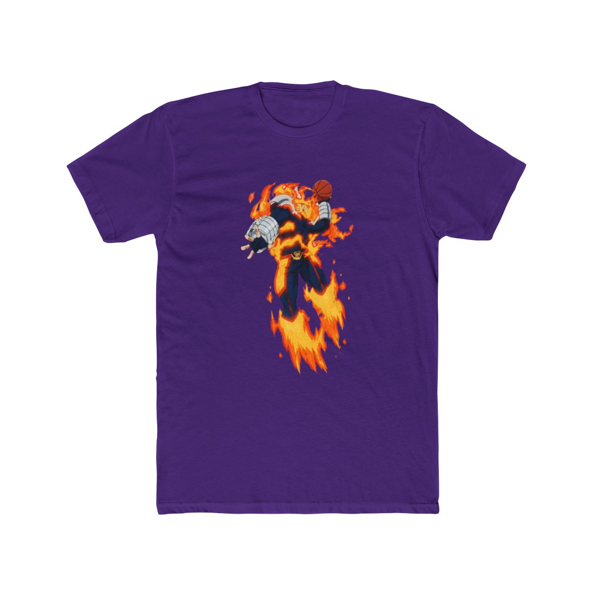 Hyperfly NBA x My Hero Academia Endeavor Golden State Warriors T Shirt - alternate angle 3, merchandise