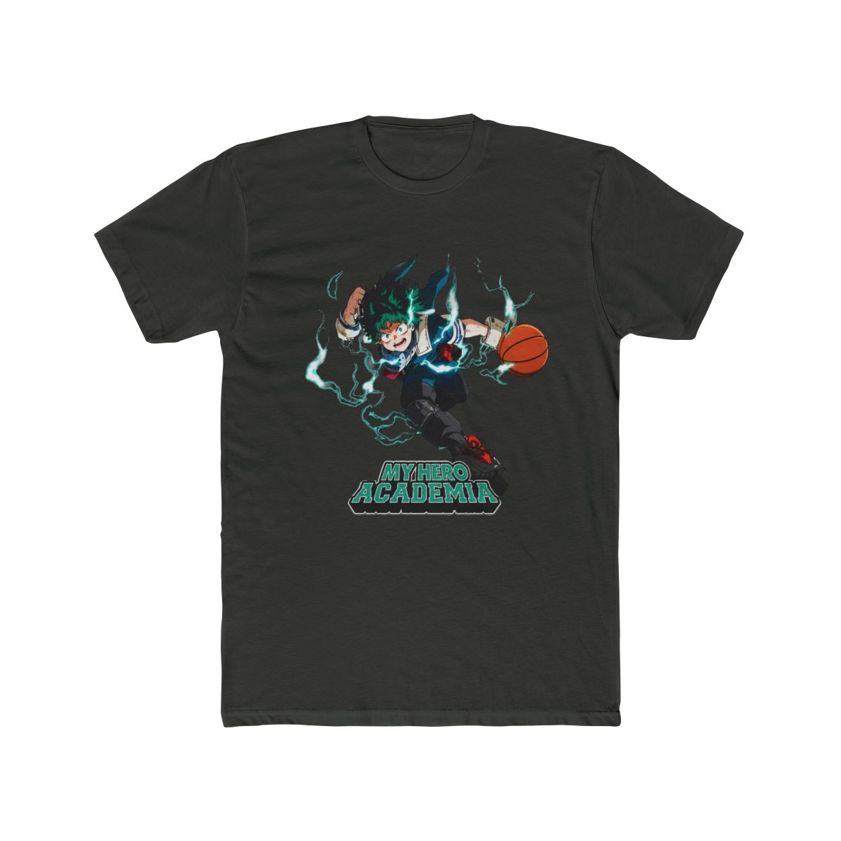 Hyperfly NBA x My Hero Academia Deku Boston Celtics T Shirt - alternate angle 5, merchandise
