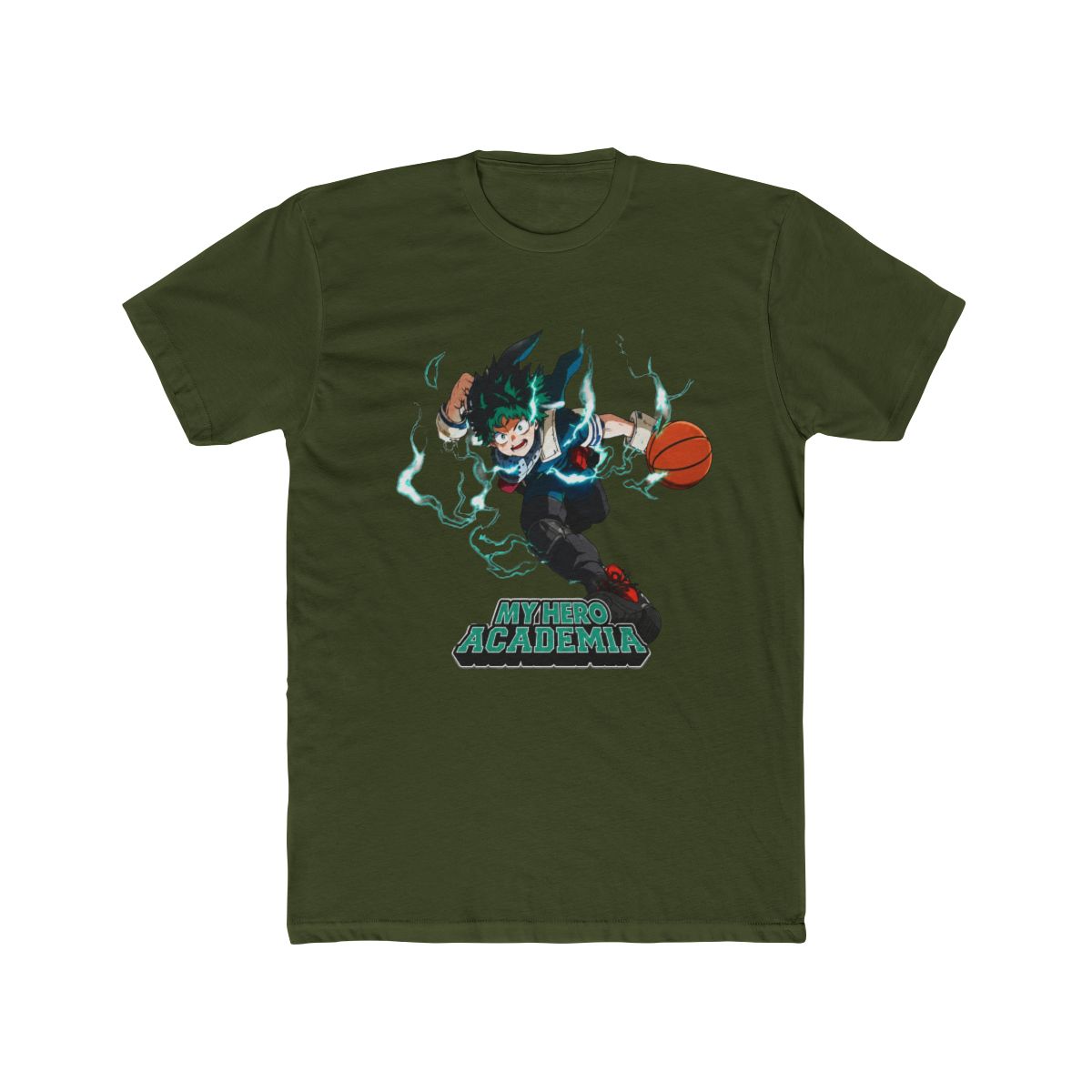 Hyperfly NBA x My Hero Academia Deku Boston Celtics T Shirt - alternate angle 4, merchandise