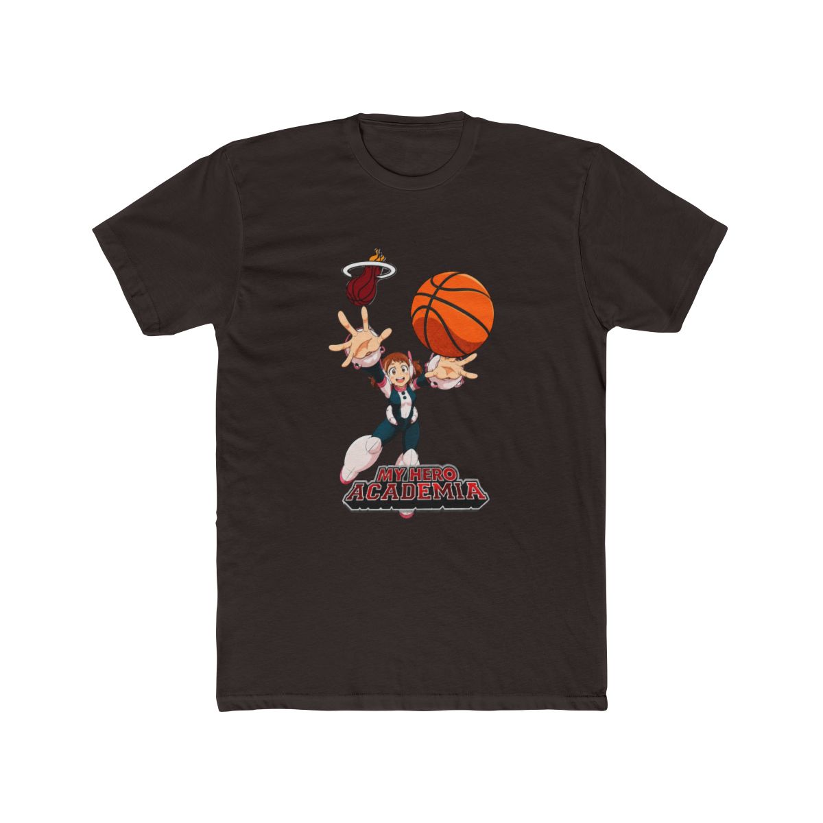 Hyperfly NBA x My Hero Academia Ochaco Miami Heat T Shirt - alternate angle 2, merchandise