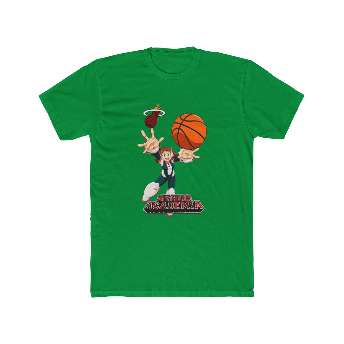 Hyperfly NBA x My Hero Academia Ochaco Miami Heat T Shirt - alternate angle 4, merchandise