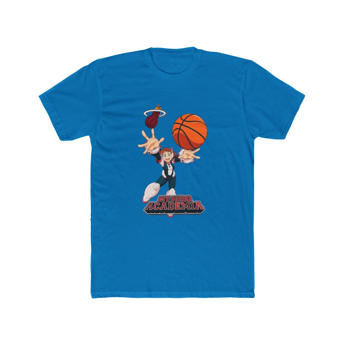 Hyperfly NBA x My Hero Academia Ochaco Miami Heat T Shirt - alternate angle 5, merchandise