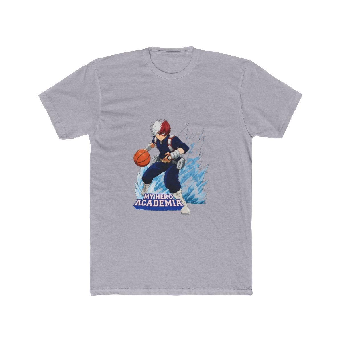 Hyperfly NBA x My Hero Academia Todoroki Philadelphia 76ers T Shirt - alternate angle 3, merchandise