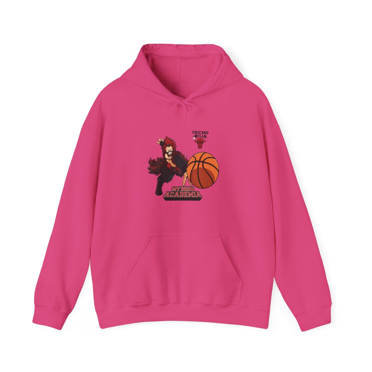 Hyperfly NBA x My Hero Academia Kirishima Chicago Bulls Hoodie - alternate angle 5, merchandise
