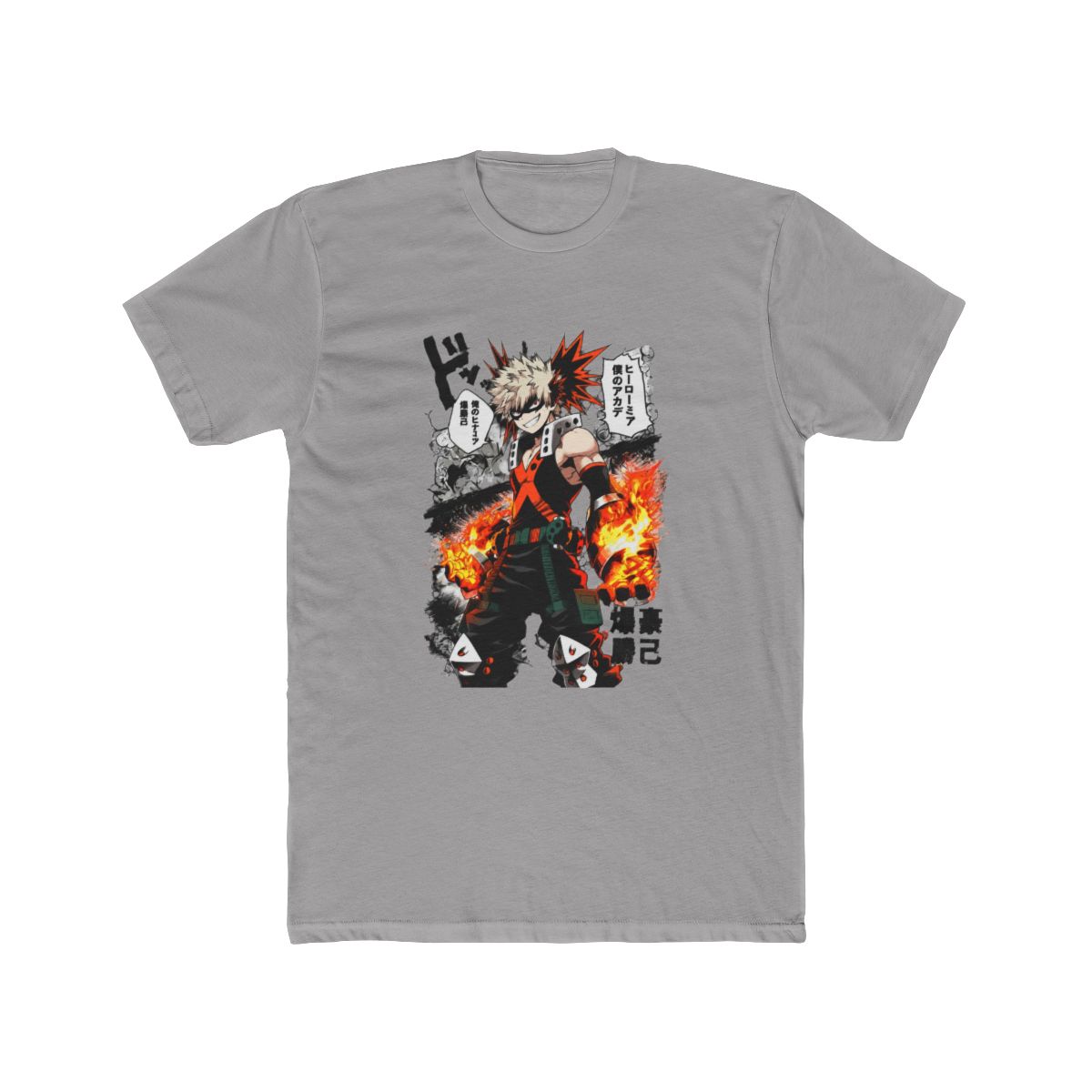 Fire Explosion Teen Hero Manga Panel T Shirt | My Hero Academia - alternate angle 4, merchandise