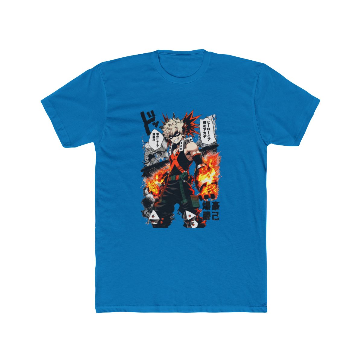 Fire Explosion Teen Hero Manga Panel T Shirt | My Hero Academia