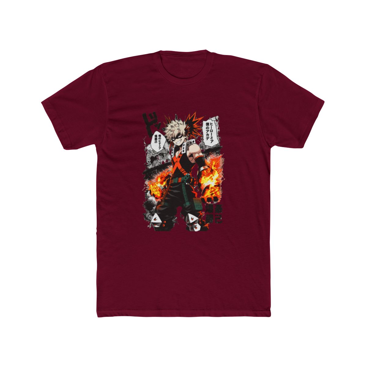 Fire Explosion Teen Hero Manga Panel T Shirt | My Hero Academia - alternate angle 3, merchandise