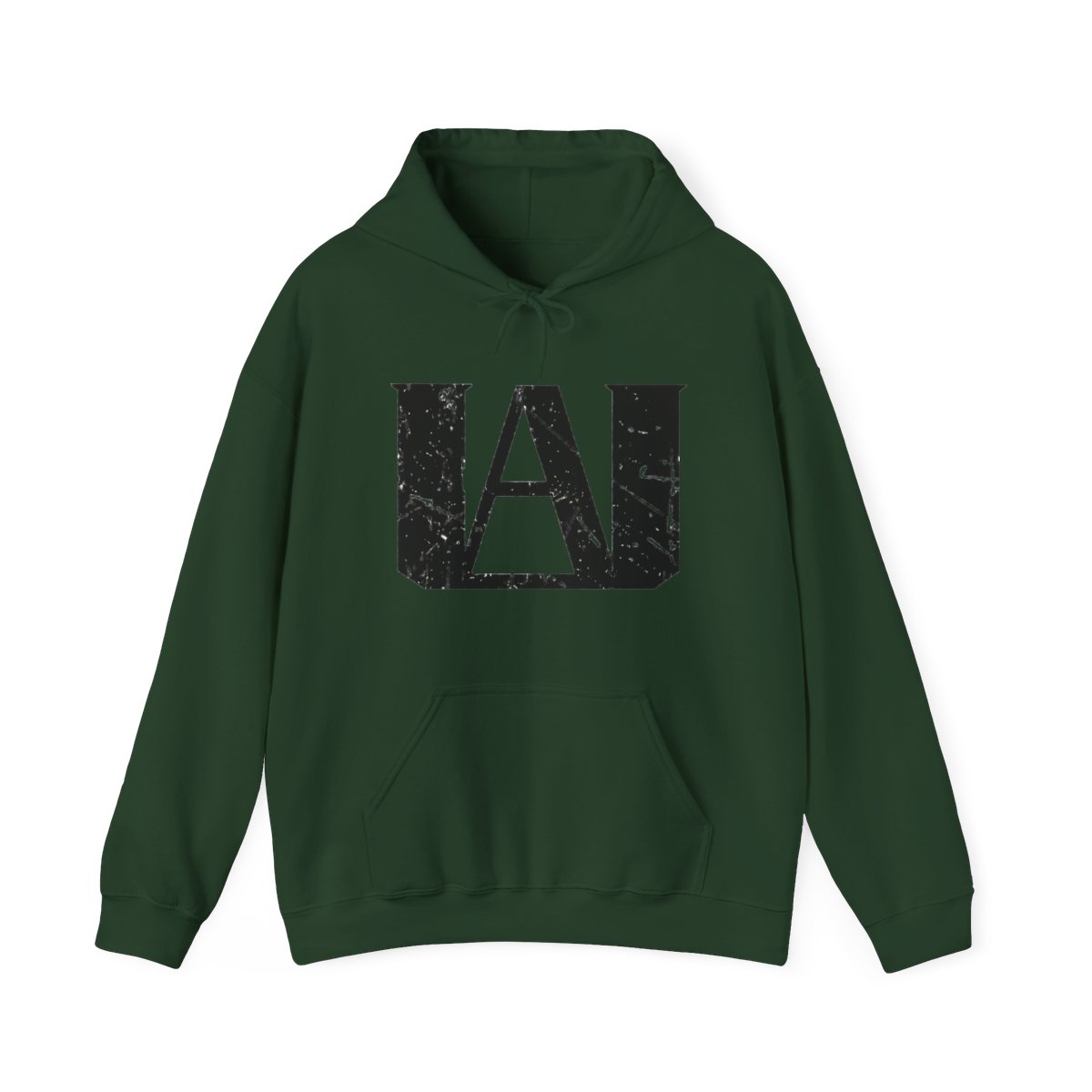My hero academia black logo Hoodie - alternate angle 5, merchandise