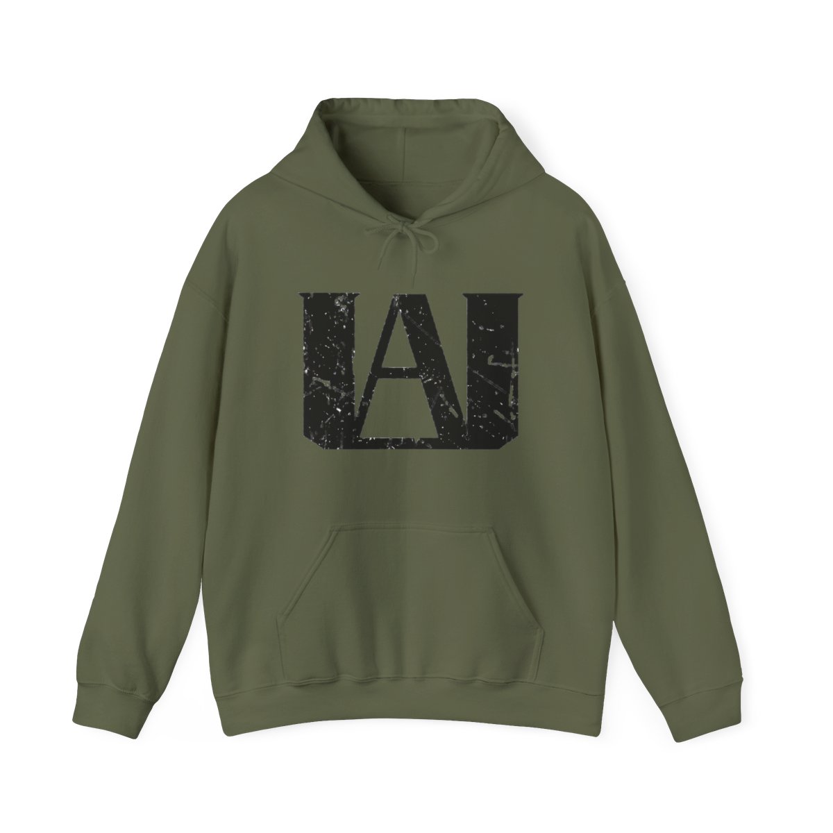 My hero academia black logo Hoodie - alternate angle 4, merchandise