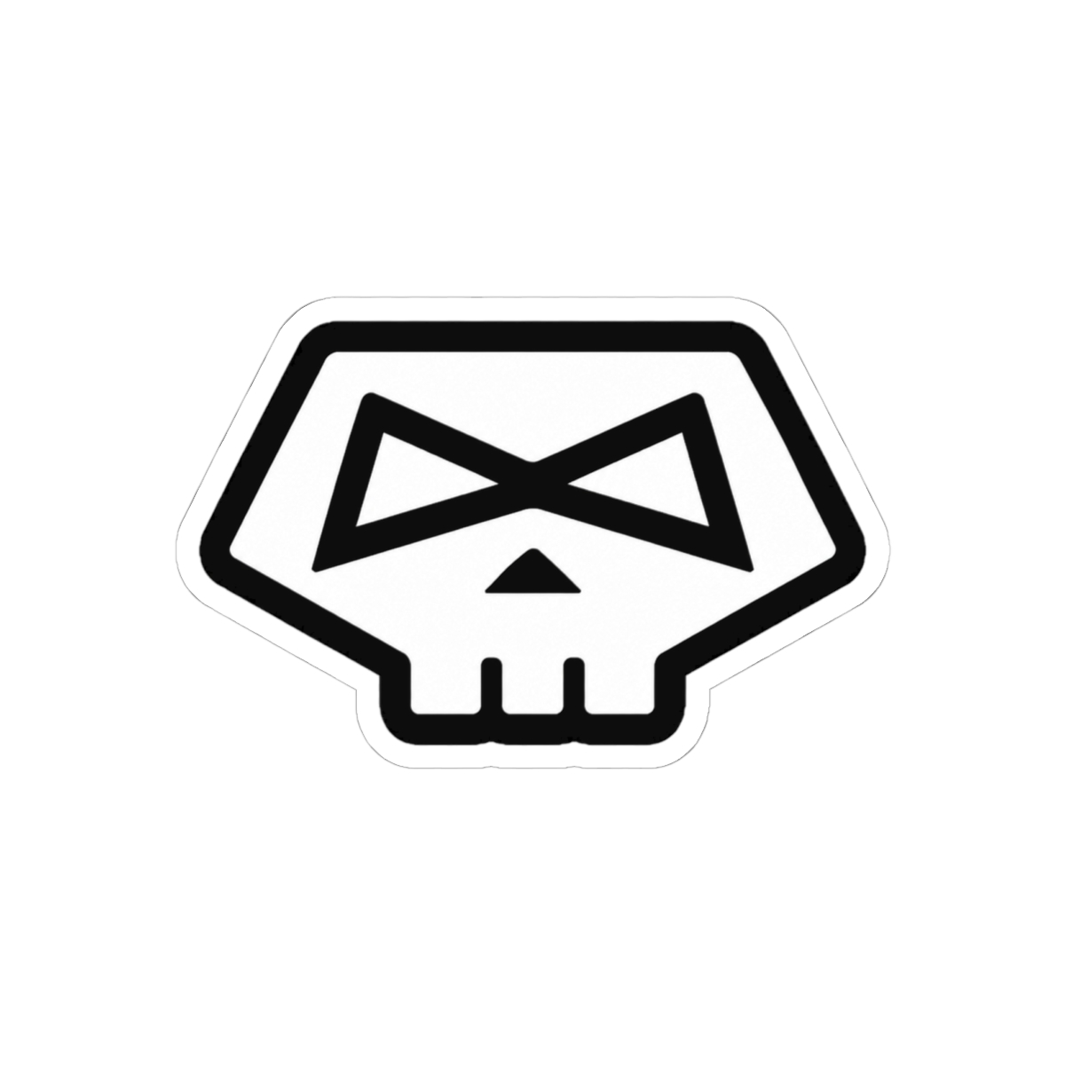 My Hero Academia, Katsuki Bakugo, skull, design, logo, emblem, anime, manga, cartoon, movie, show, Sticker