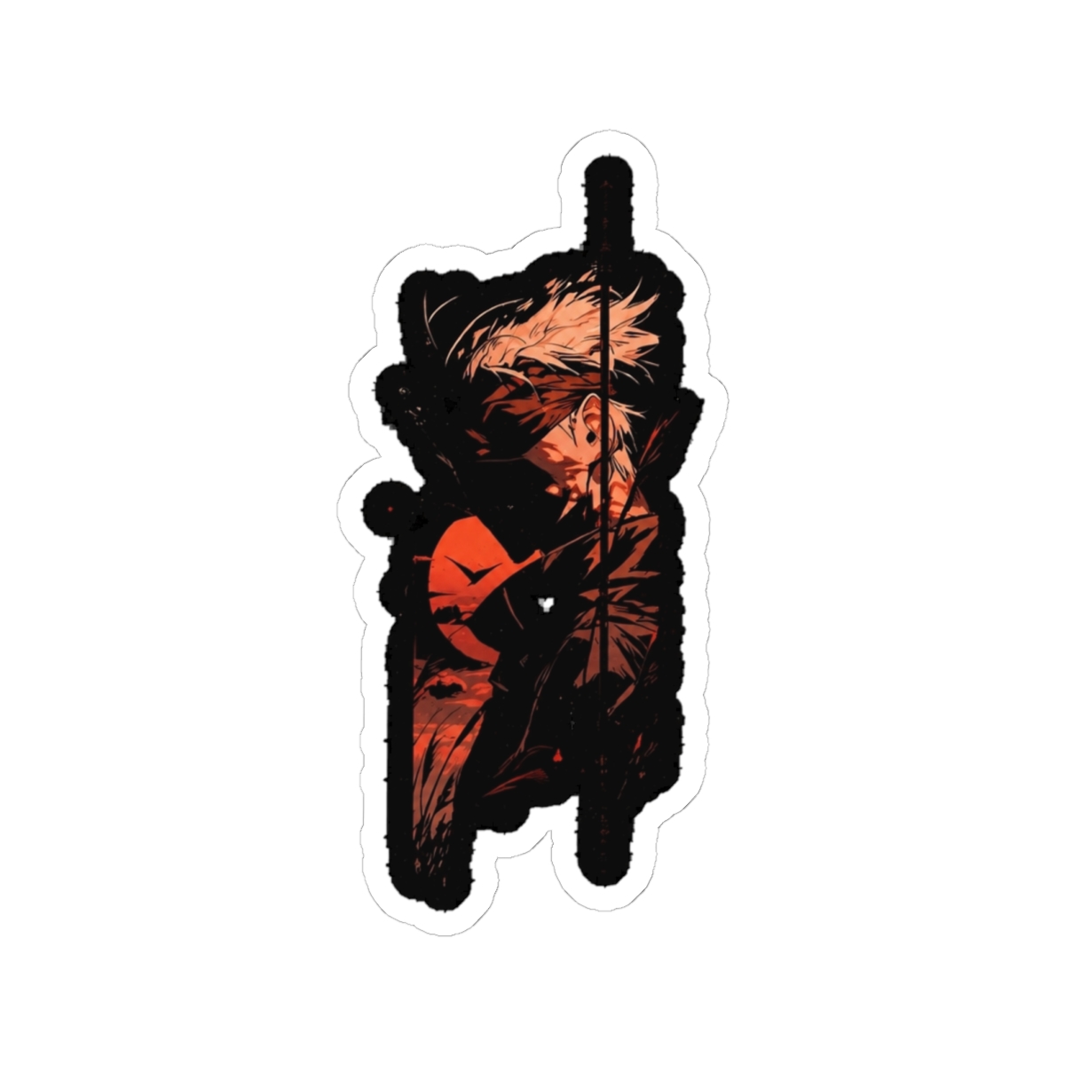 Hawks My Hero Academia Red Sunset Sticker