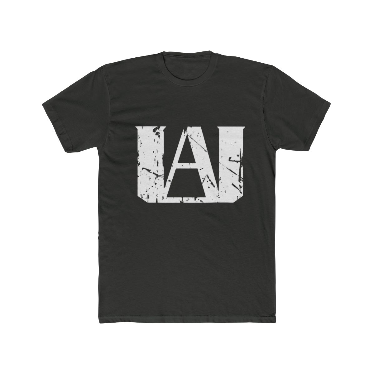 My hero academia black logo T Shirt - alternate angle 4, merchandise