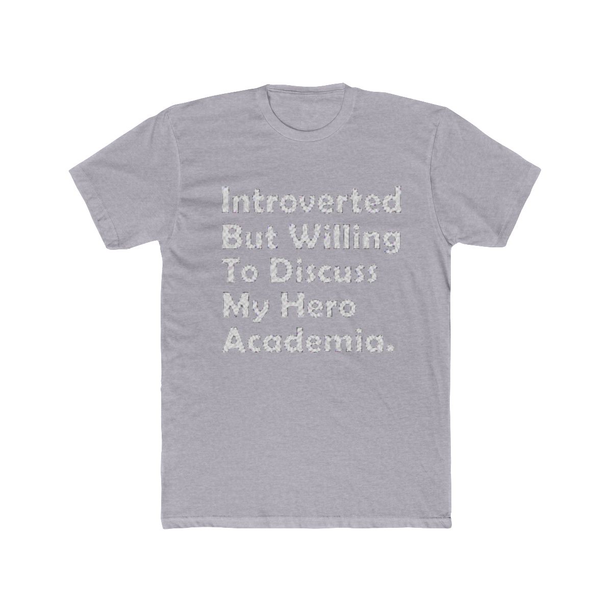 Introverted but willing to discuss My Hero Academia T Shirt - alternate angle 3, merchandise