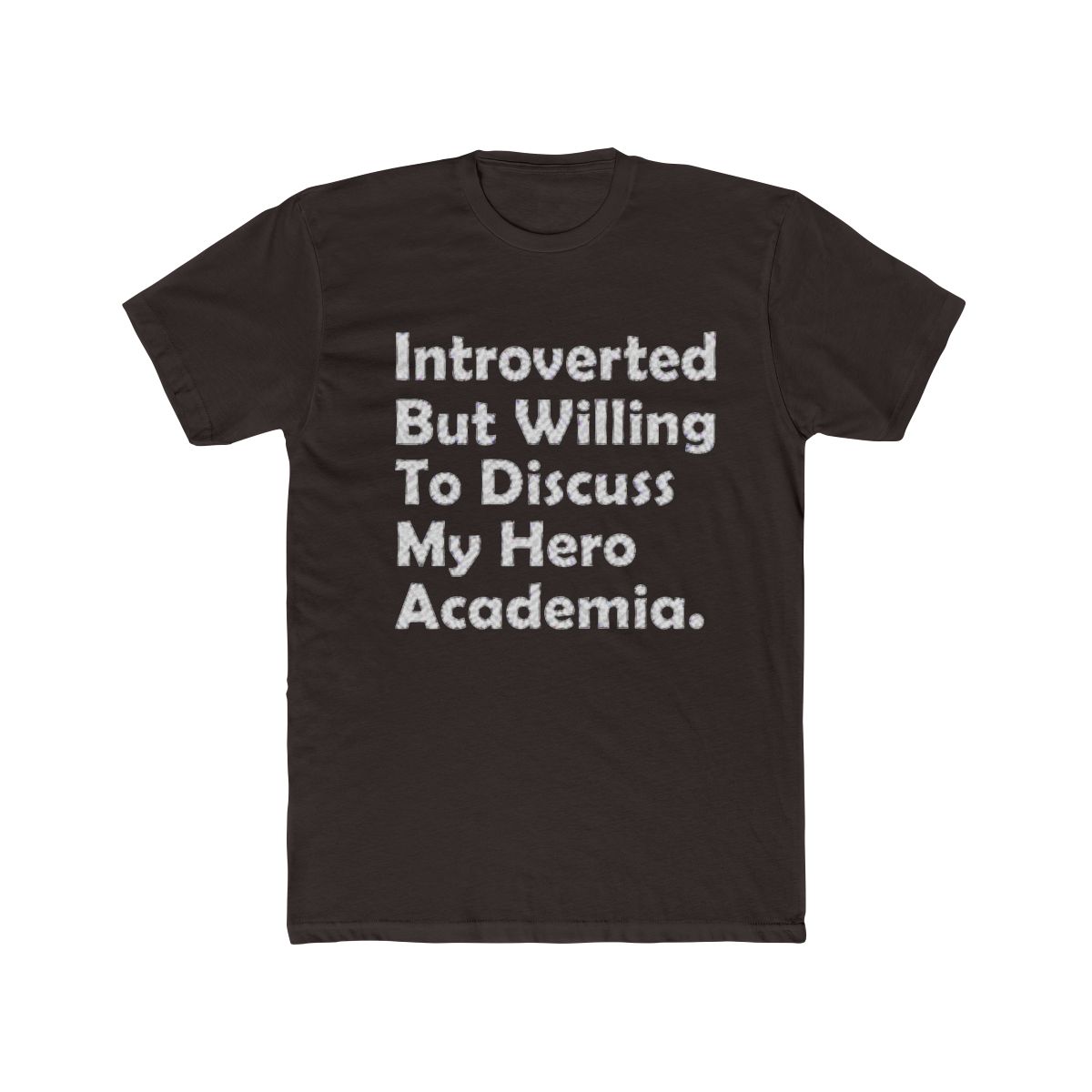 Introverted but willing to discuss My Hero Academia T Shirt - alternate angle 2, merchandise