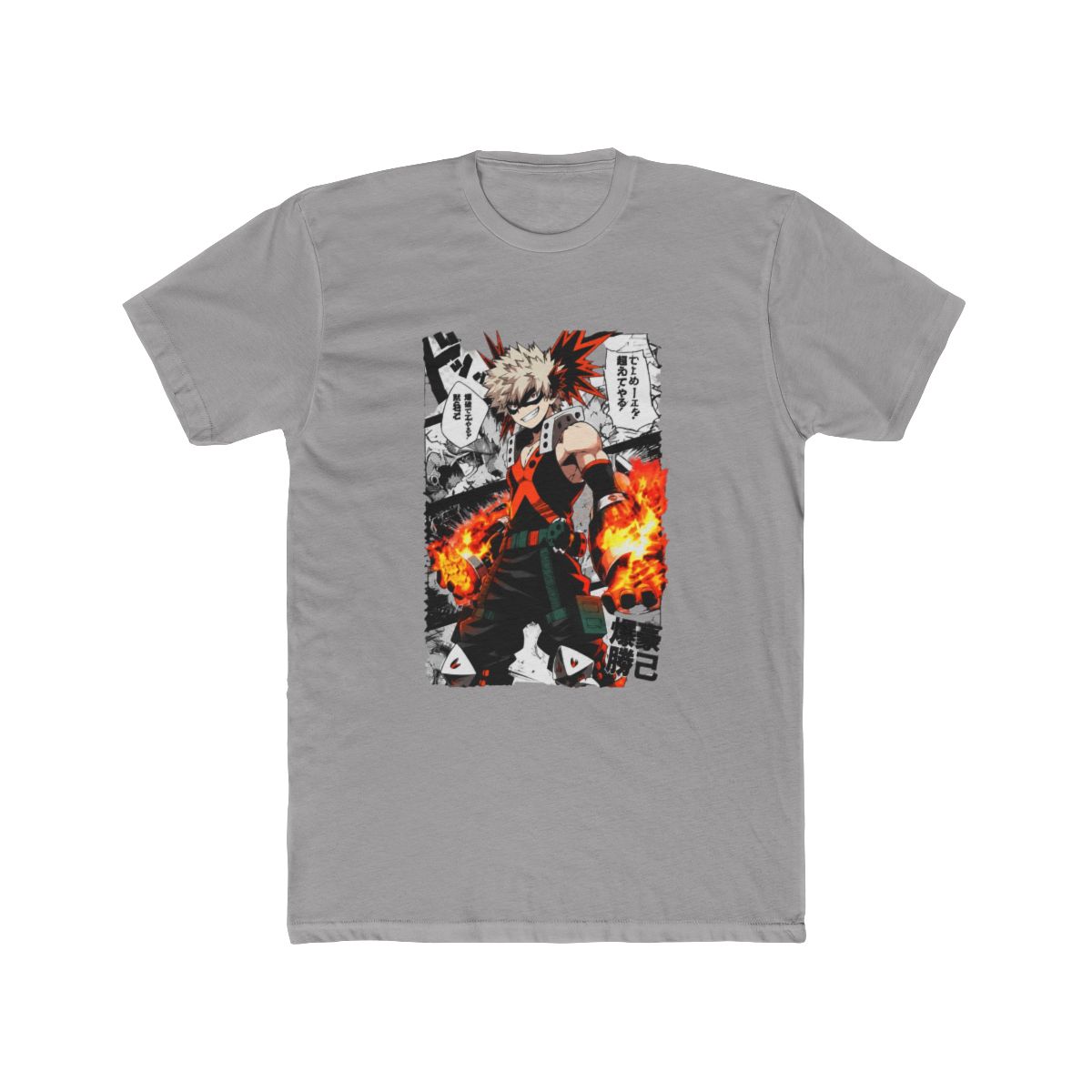 Fire Explosion Teen Hero Manga Panel T Shirt | My Hero Academia