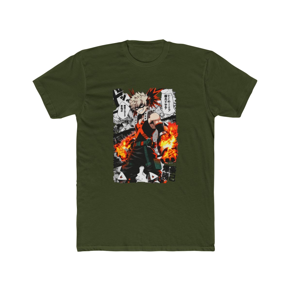 Fire Explosion Teen Hero Manga Panel Long Sleeve T Shirt | My Hero Academia - alternate angle 3, merchandise