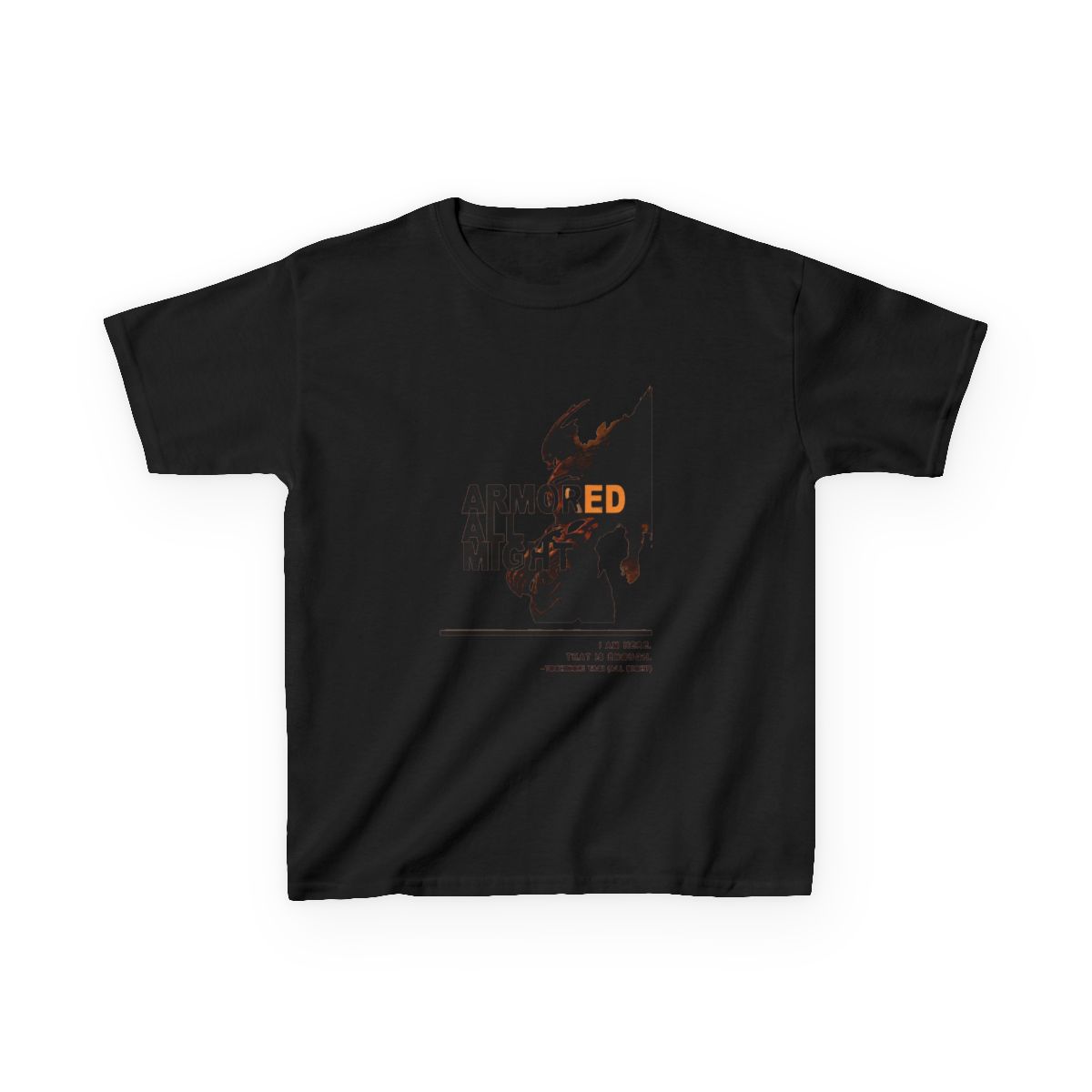 Armored All Might - My Hero Academia Kids T-Shirt - alternate angle 5, merchandise