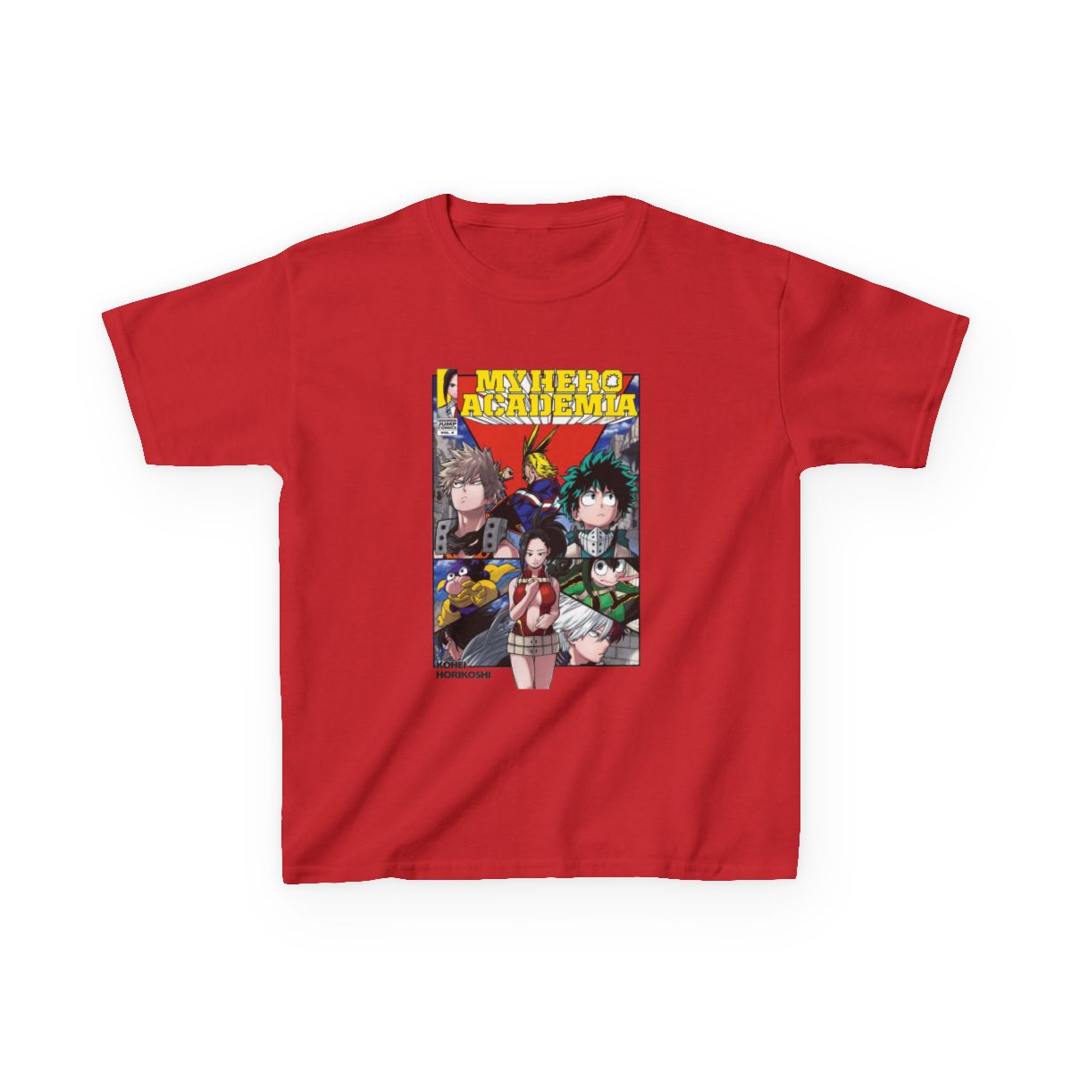 Manga Cover My Hero Academia Kids T-Shirt - alternate angle 4, merchandise