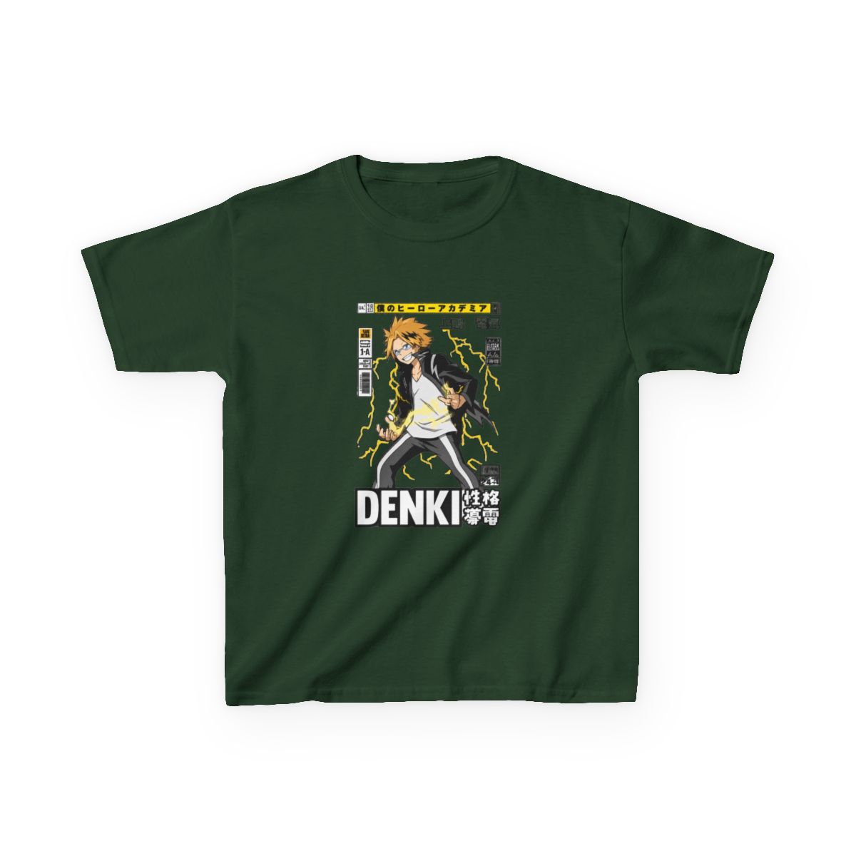 Electric Hero Kids T-Shirt | My Hero Academia - alternate angle 2, merchandise