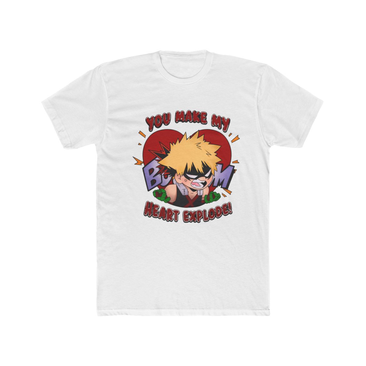 Doodle You Make My Heart Explode T Shirt | My Hero Academia